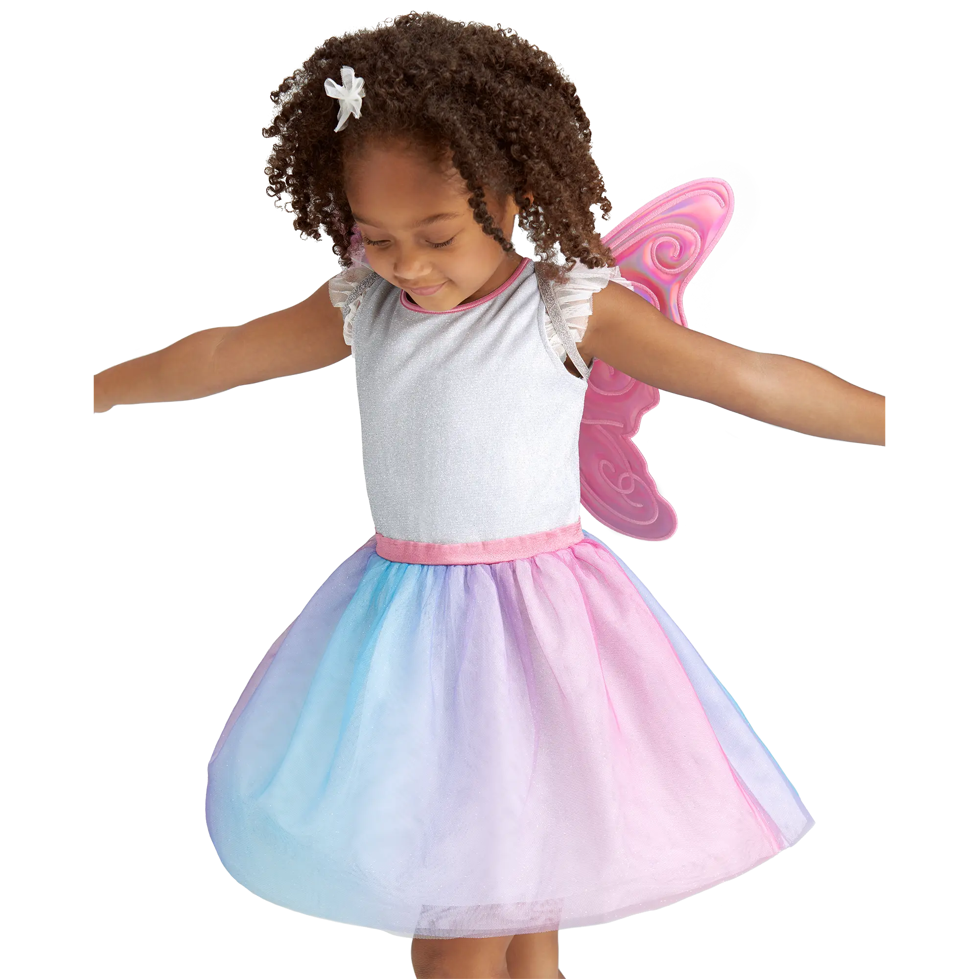Colorful Butterfly Dress & Wings For Girls - Image 6