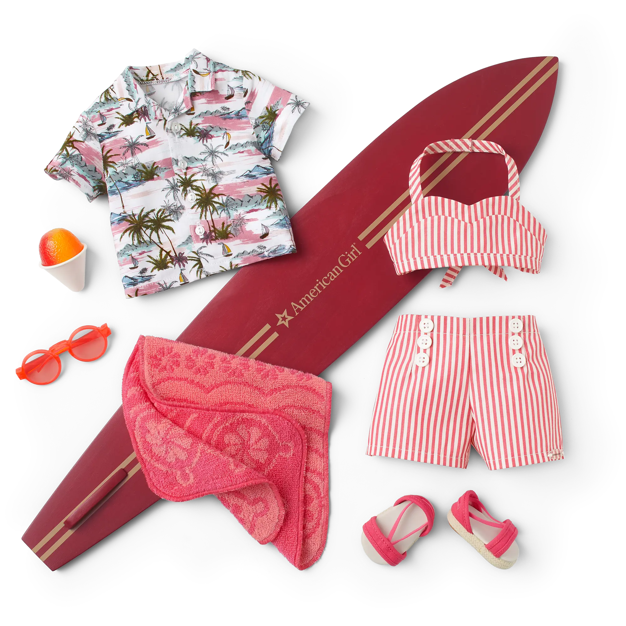 Nanea's Swimsuit & Beach Accessories For 18-Inch Dolls (Historical Characters) - Image 2