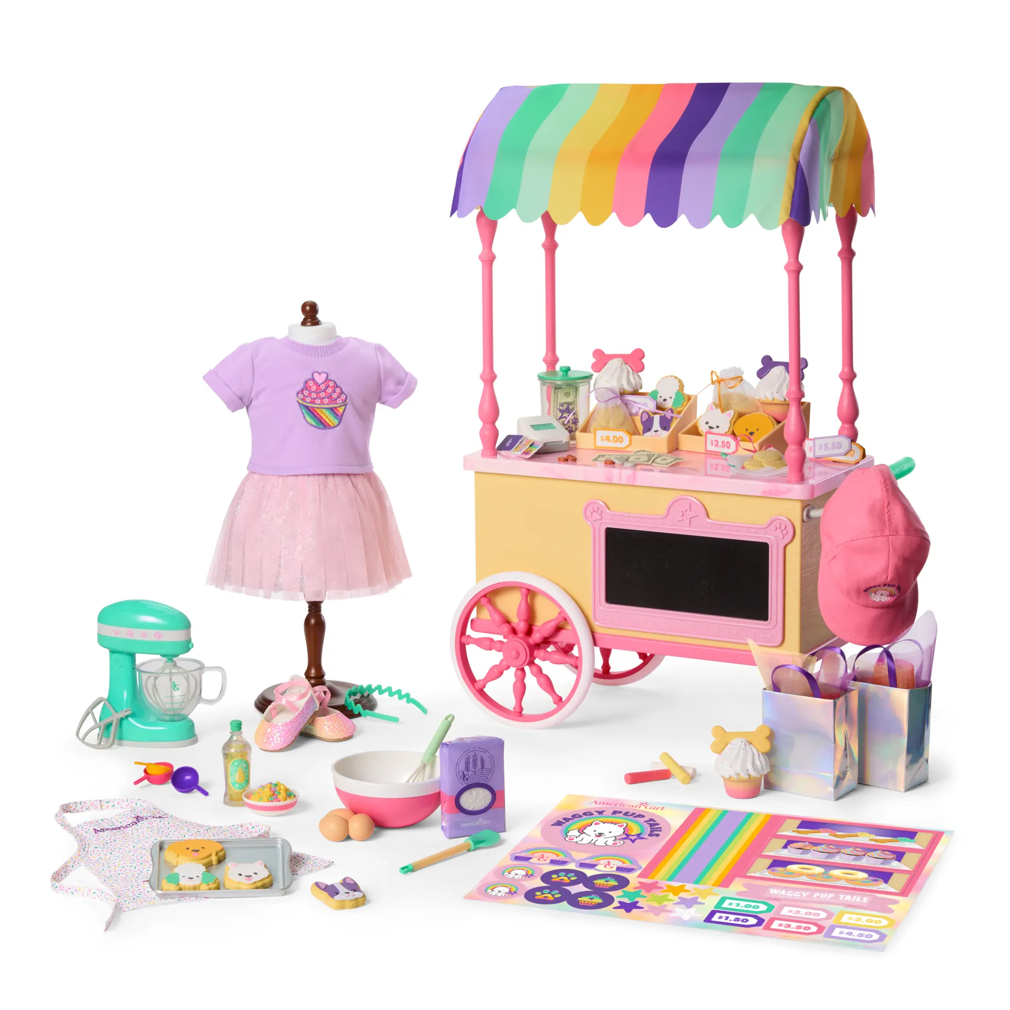 Summer's Bake Sale Outfit For 18-Inch Dolls (Girl Of The Year 2025) - Image 8