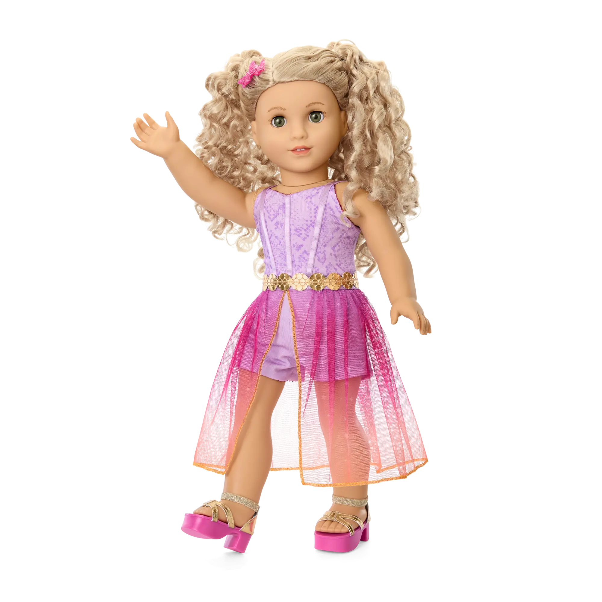 Glam Sparkly Concert Outfit & Colorful Teddy Bear Backpack & Accessory Set Bundle - Image 8