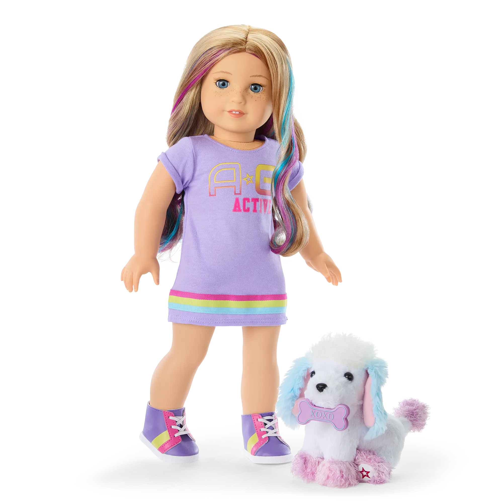 Tropical Taffy Poodle For 18-Inch Dolls - Image 3