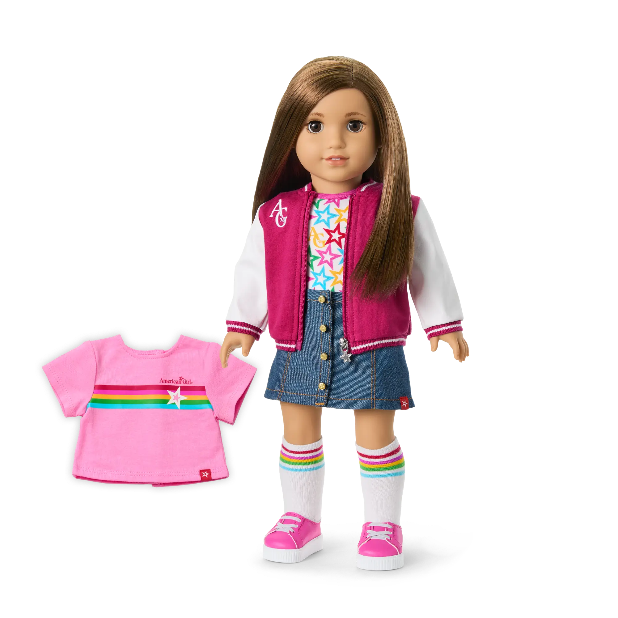 Truly Me 18-Inch Doll #107 With Straight Brown Hair - Image 2