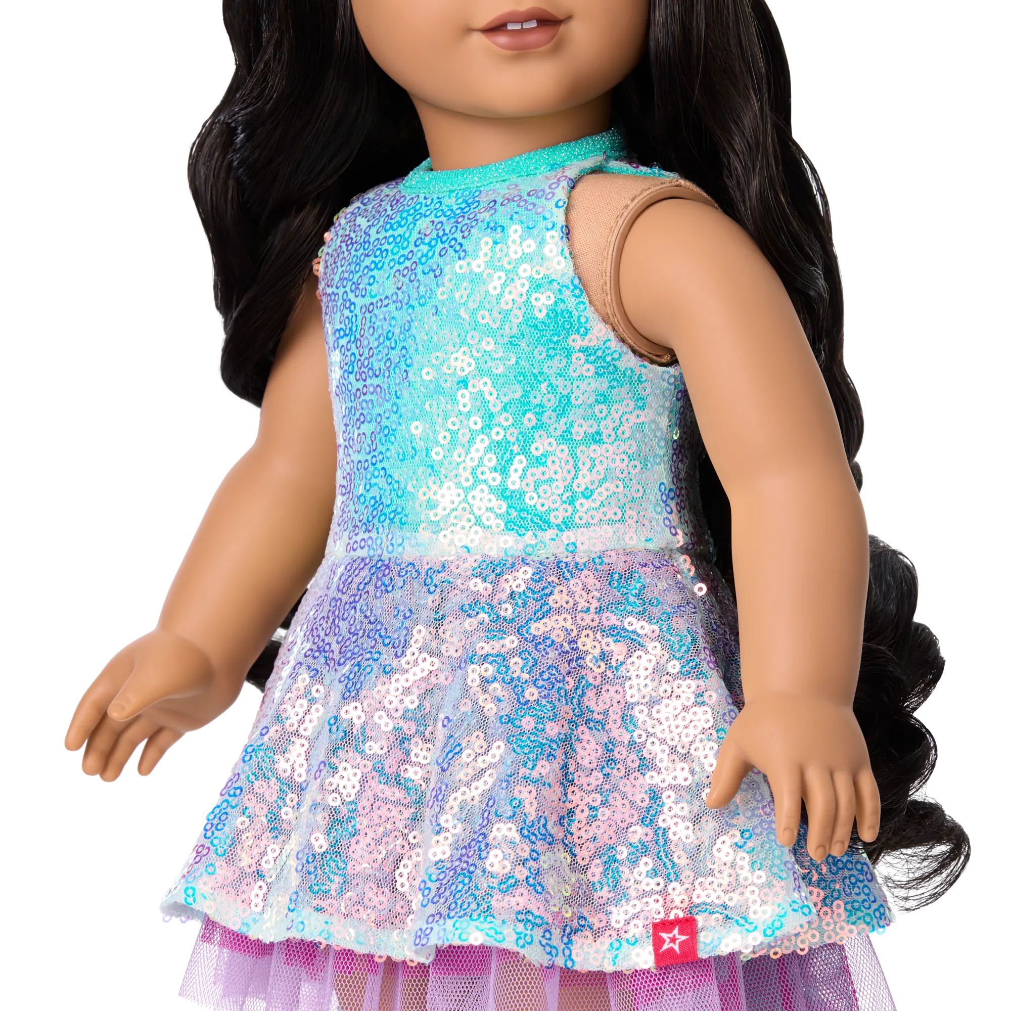 Glam Shimmering Ocean Outfit & Shimmering Sea Turtle Backpack & Accessory Set Bundle - Image 8