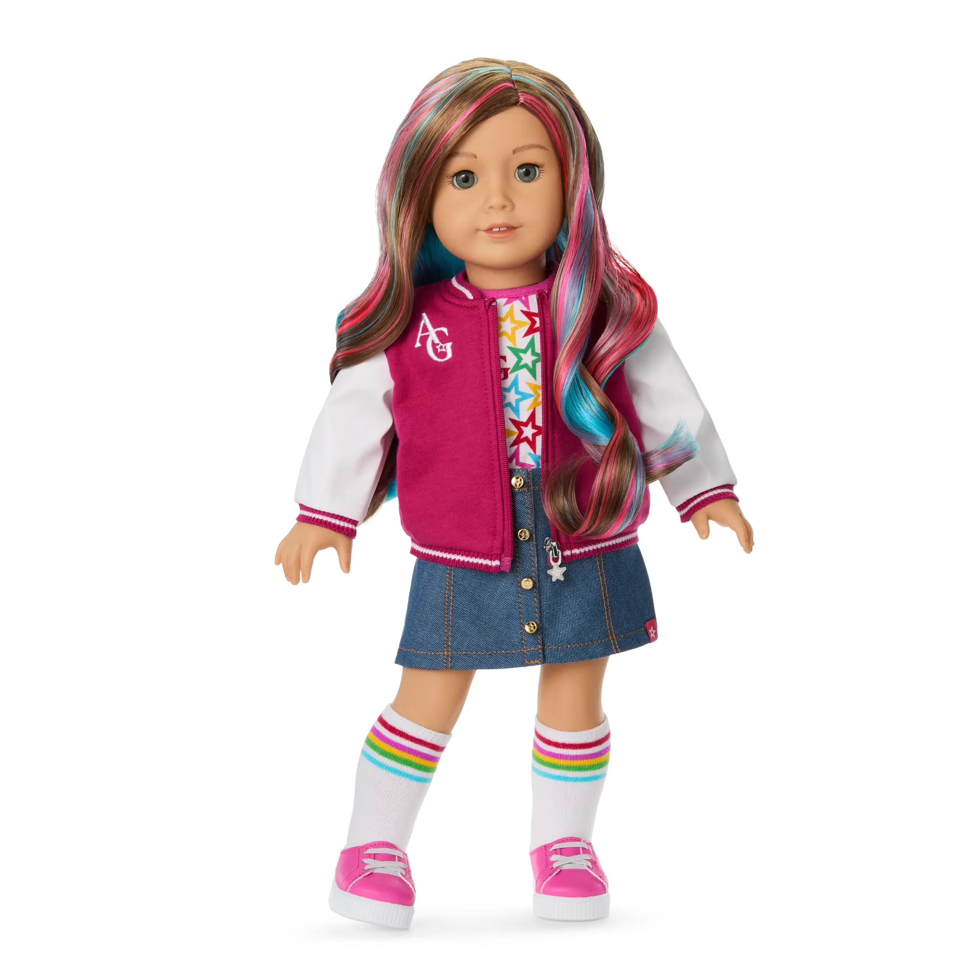 Truly Me 18-Inch Doll #101, Puppy, Mini Backpack & Accessories Ag Star Squad Bundle - Image 2