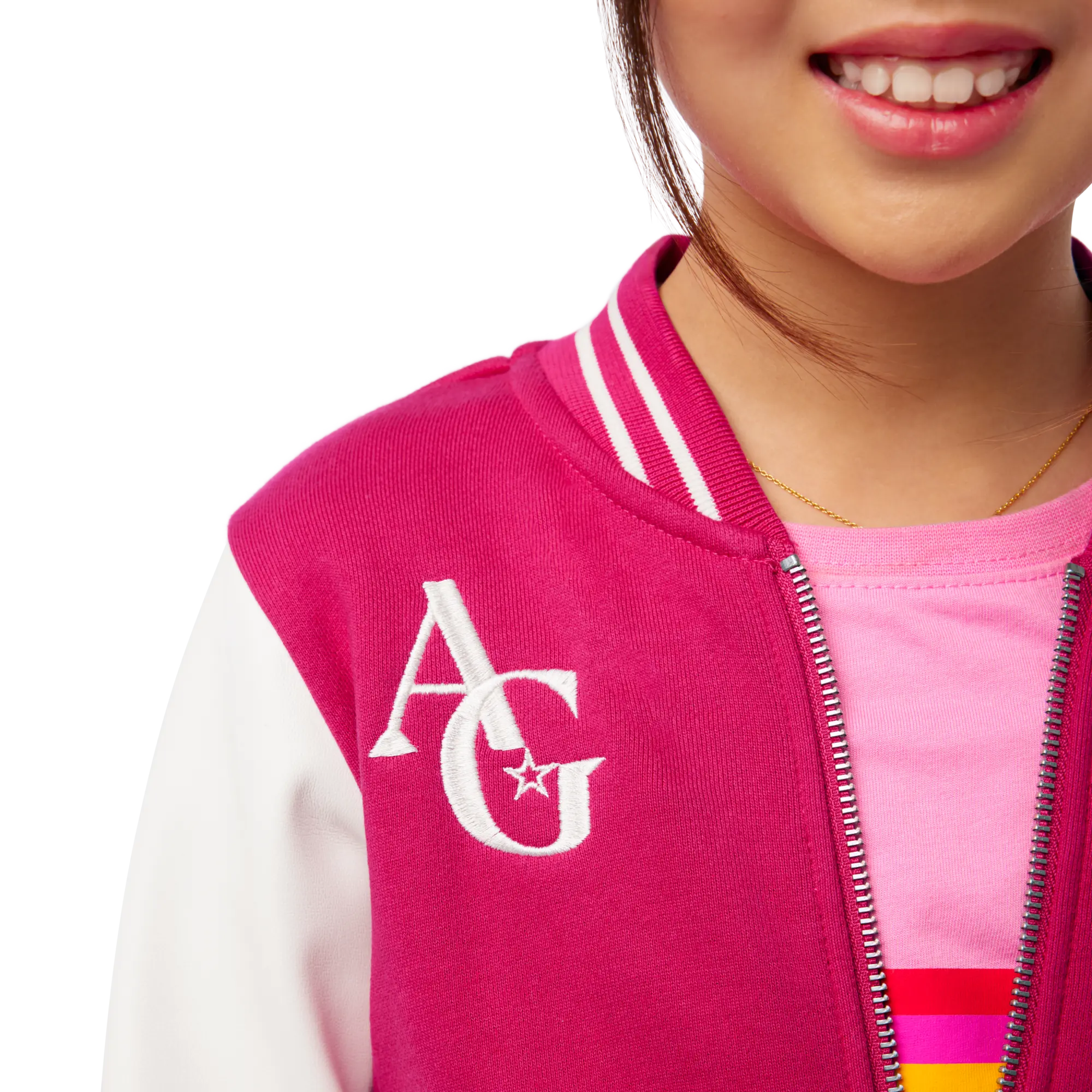 Ag Star Squad Varsity Jacket For Girls - Image 3