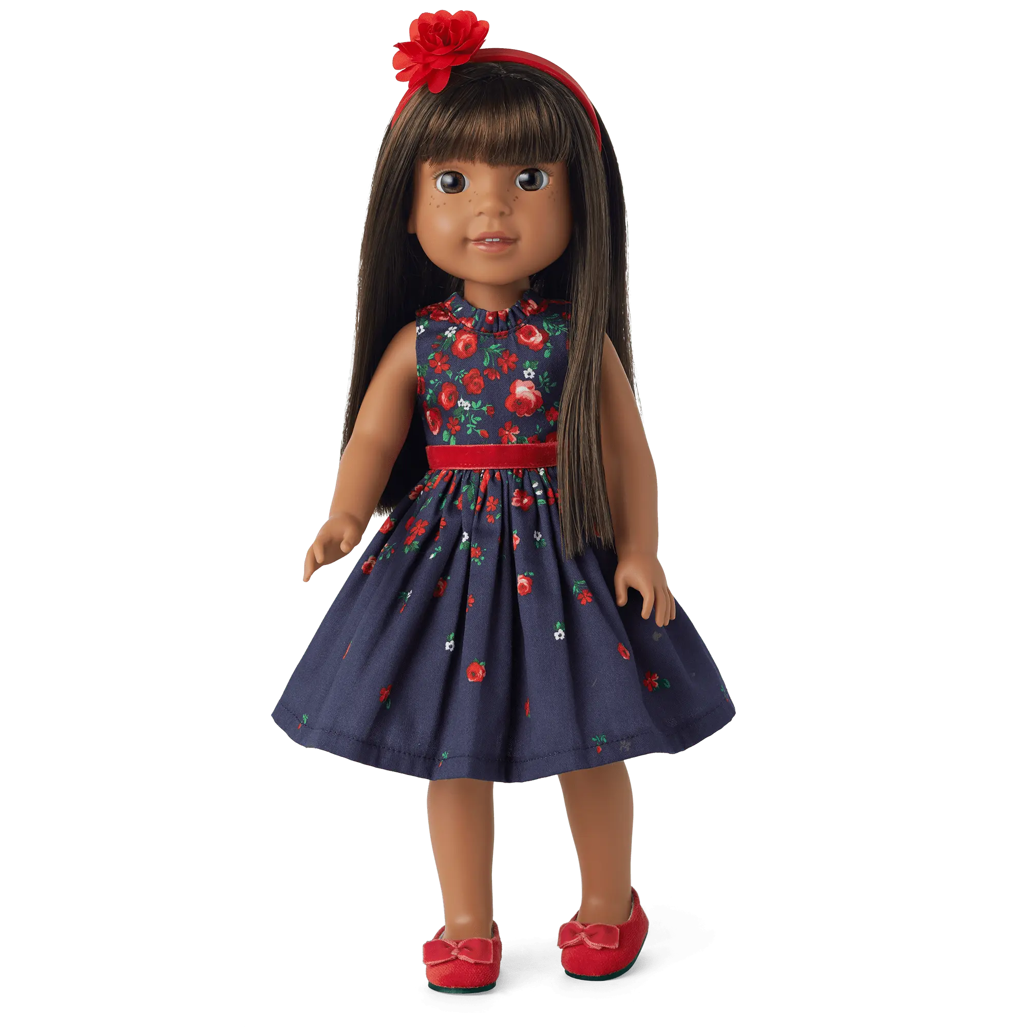 American Girl X Janie And Jack Wrapped In Roses Party Dress For Welliewishers Dolls - Image 2