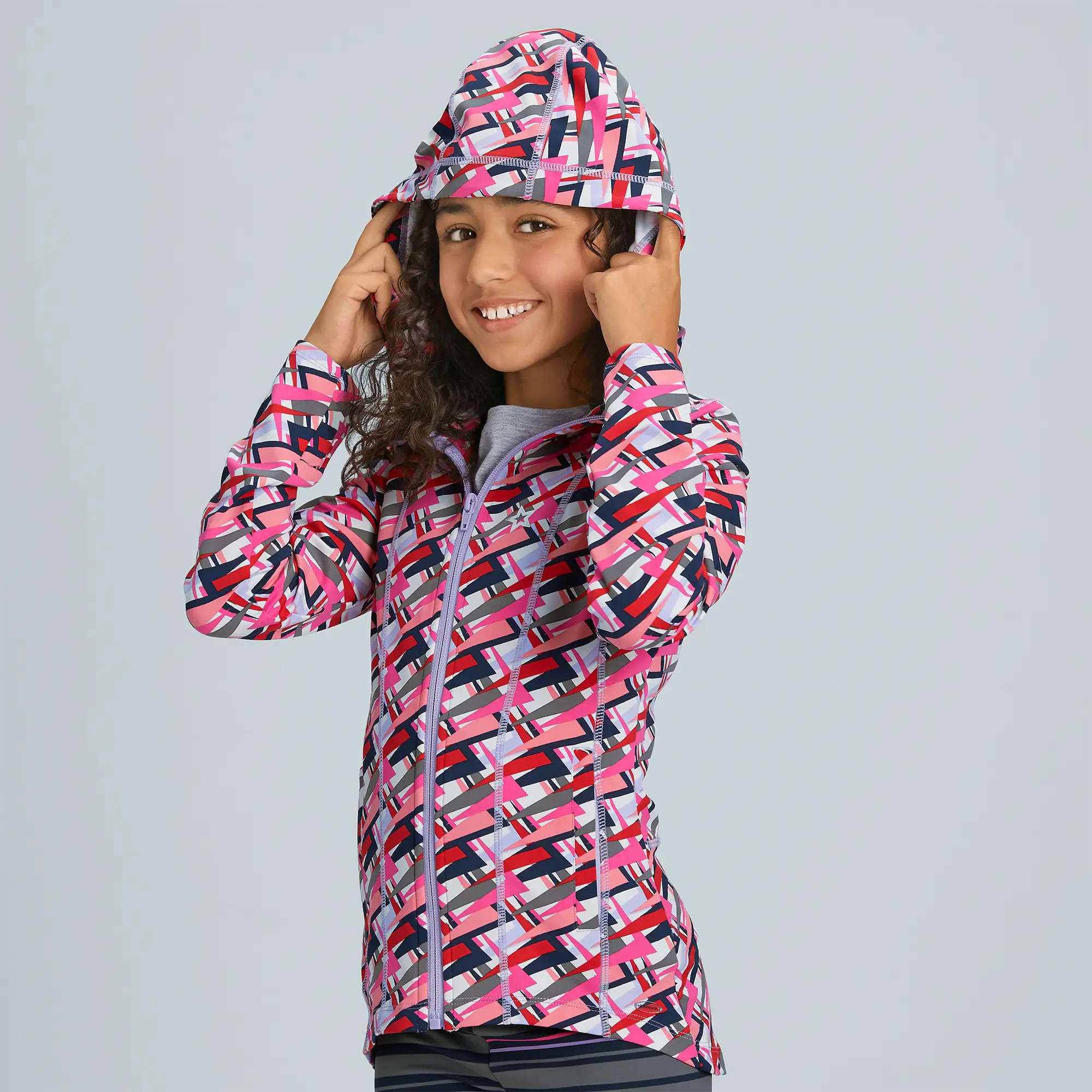 Feeling Fierce Print Jacket For Girls - Image 2