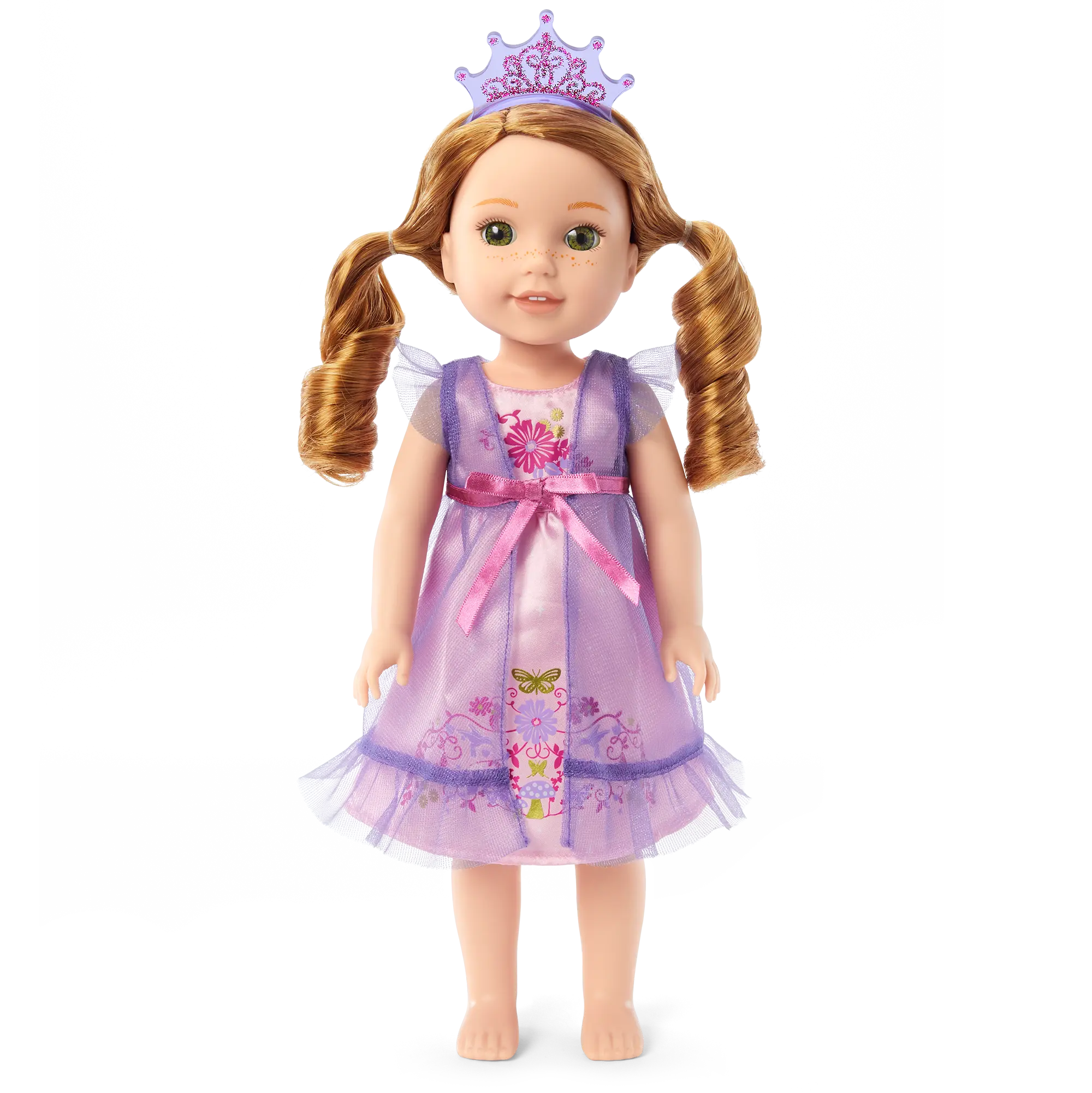 Royal Ruffles Nightie And Robe For Little Girls & Welliewishers Dolls - Image 11