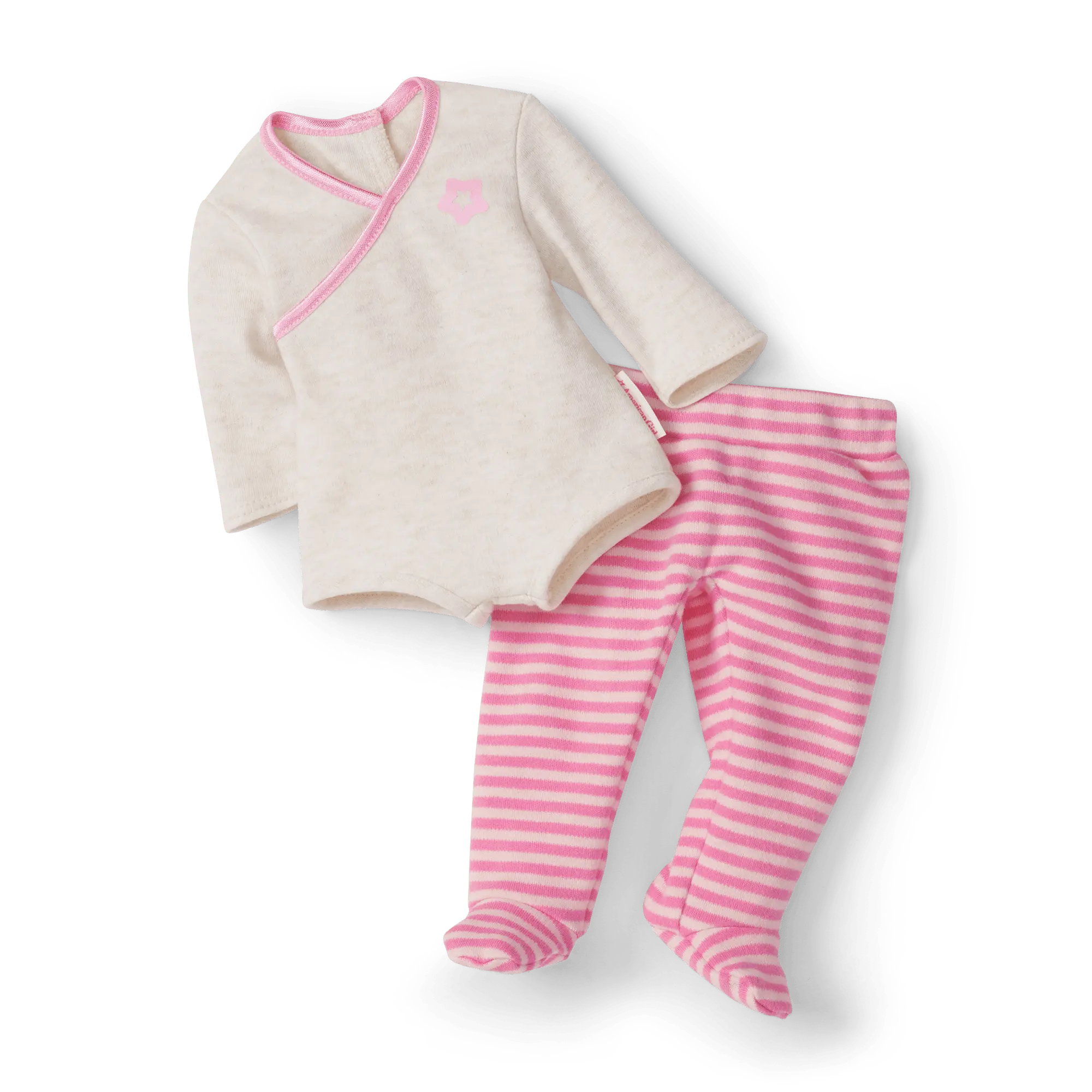 Bitty Baby Doll #2 With Brown Hair In Pretty Pink - Image 2