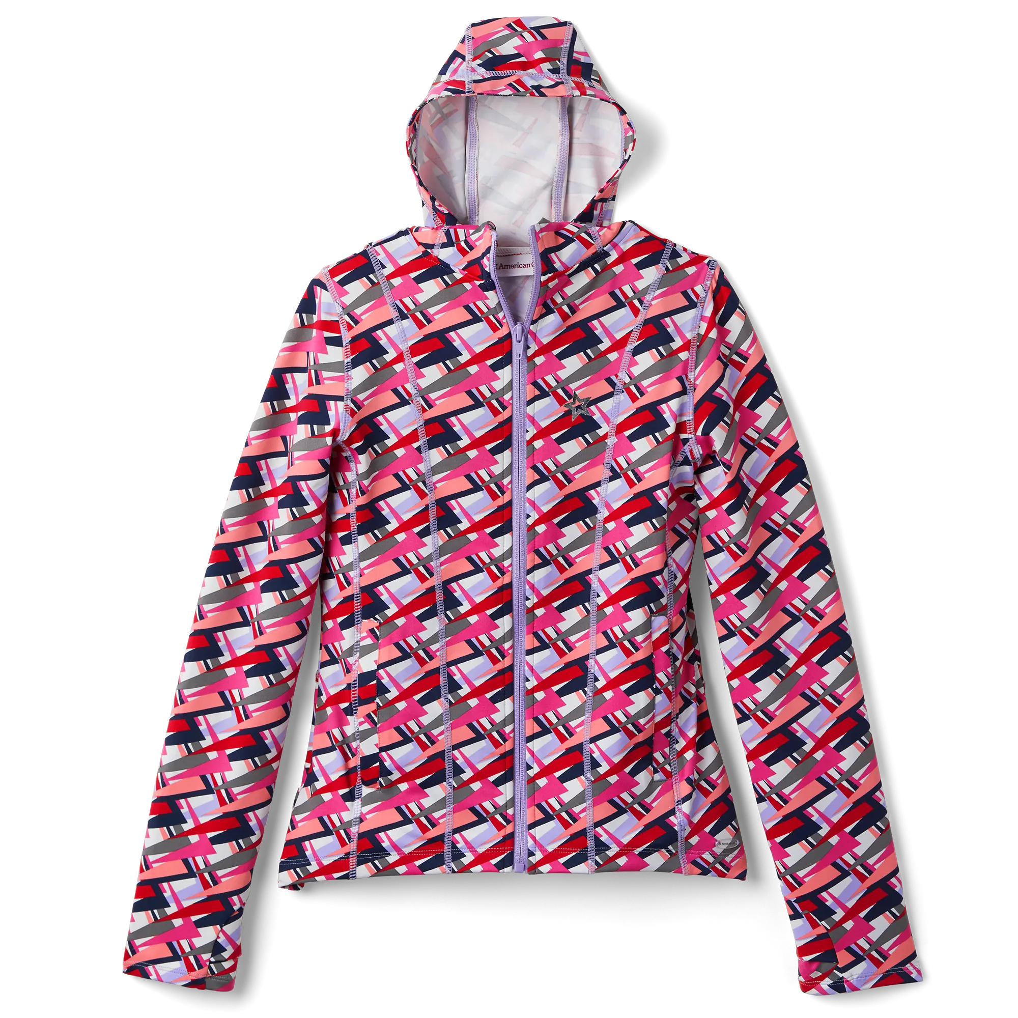 Feeling Fierce Print Jacket For Girls - Image 3