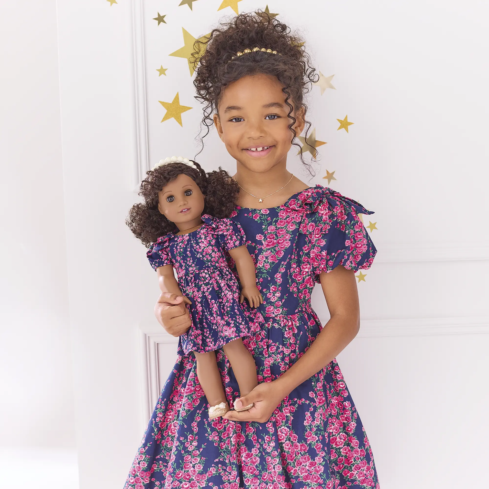American Girl X Janie And Jack Rosy Cascade Party Dress For Girls & 18-Inch Dolls - Image 13