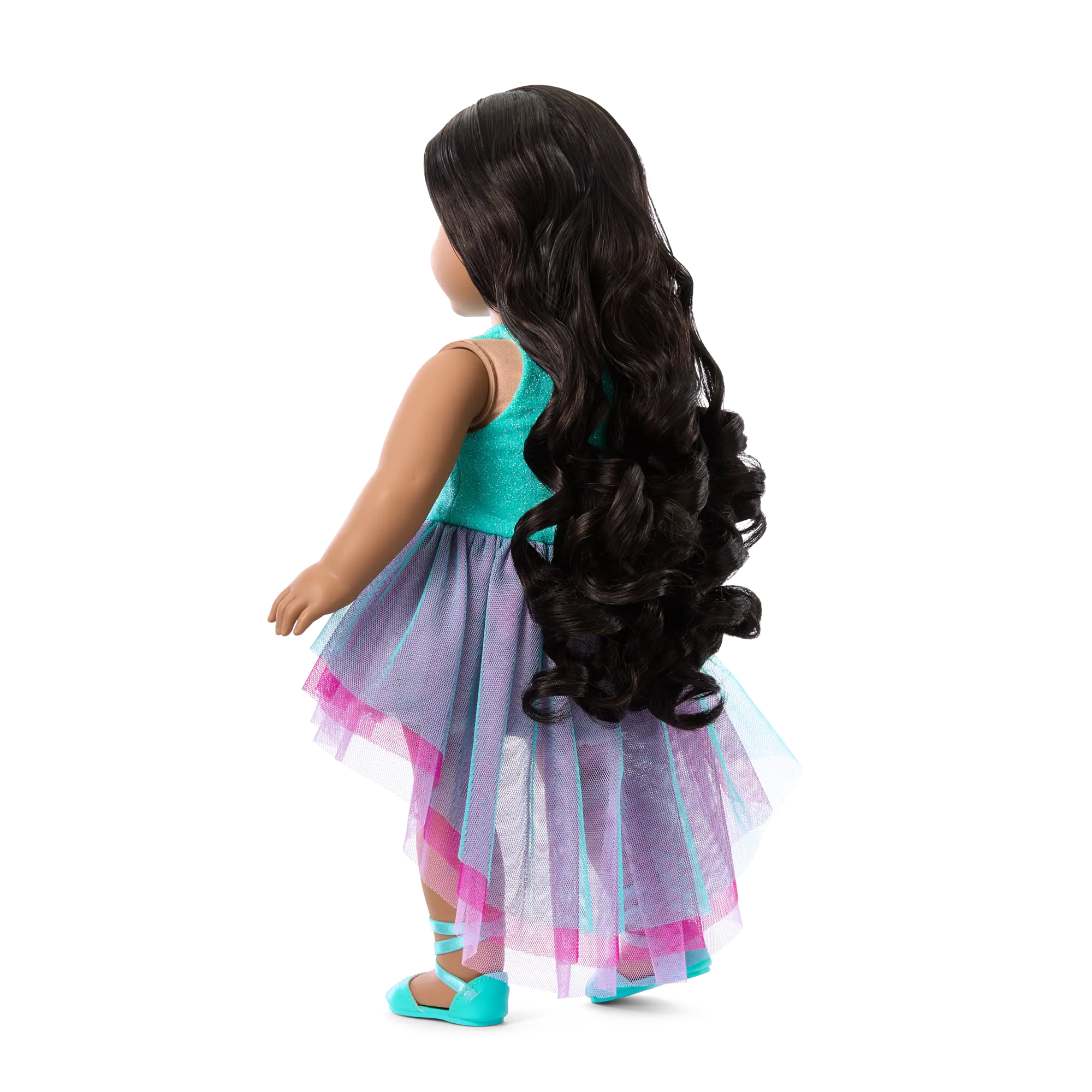 Glam Shimmering Ocean Outfit & Shimmering Sea Turtle Backpack & Accessory Set Bundle - Image 11