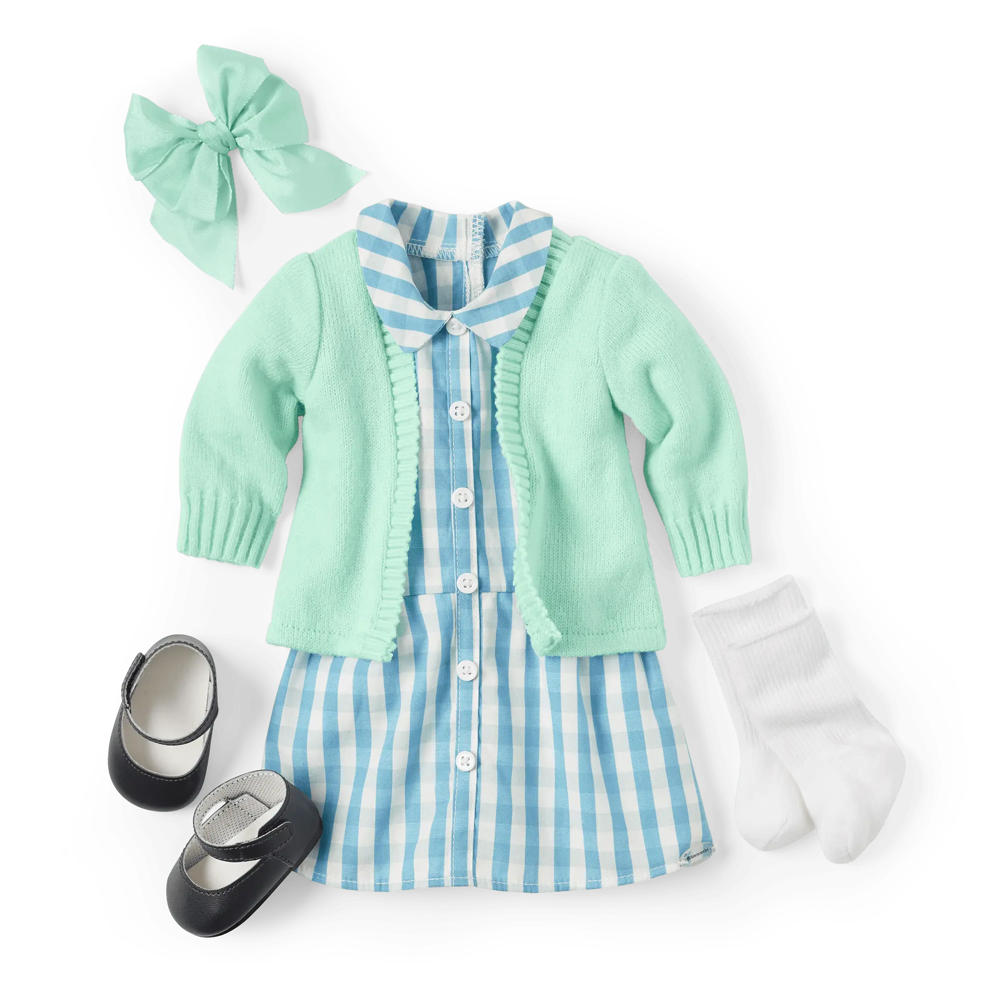 Claudie Wells 18-Inch Doll, Book, Accessories & Dog (Historical Characters) - Image 4