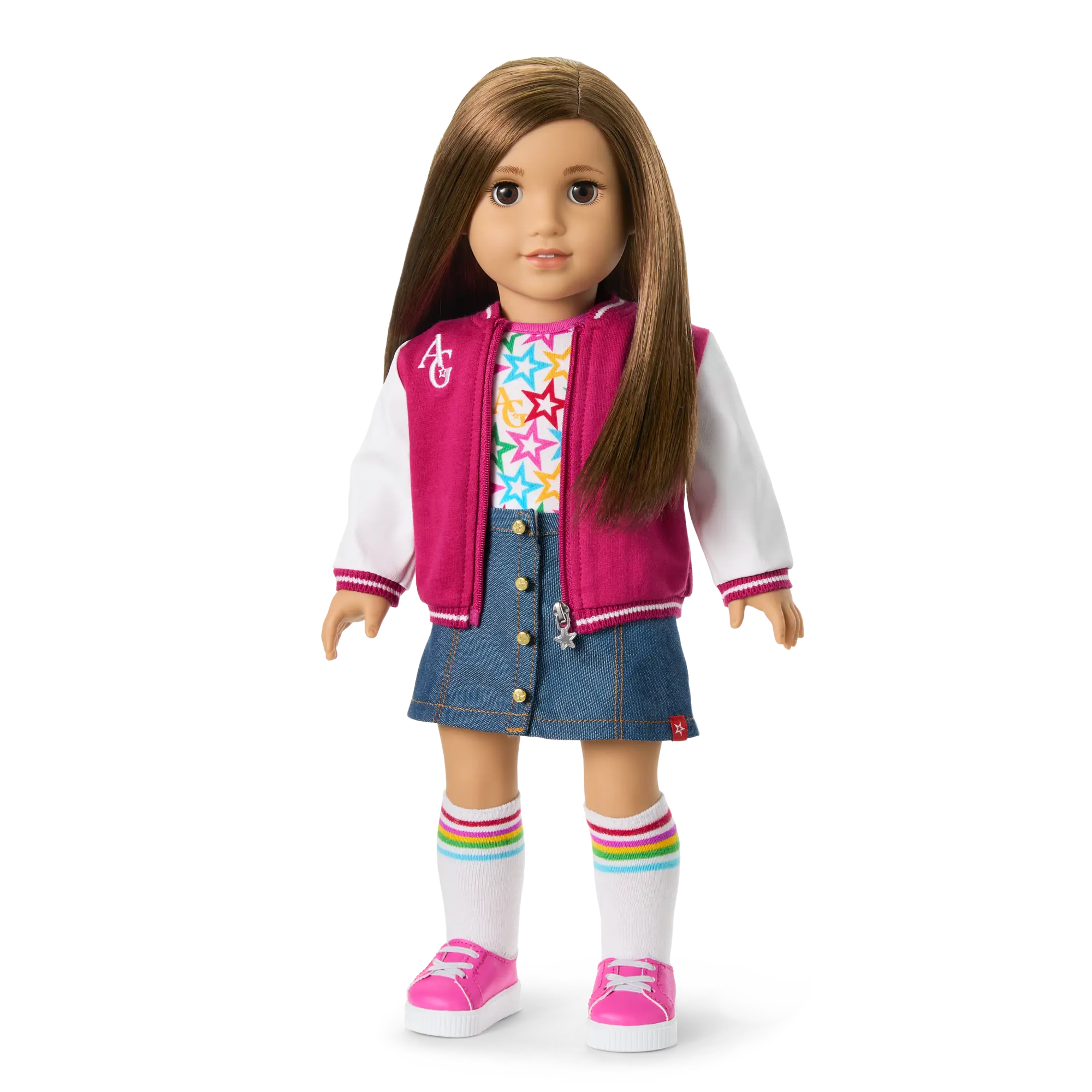 Truly Me 18-Inch Doll #107, Puppy, Mini Backpack & Accessories Ag Star Squad Bundle - Image 2
