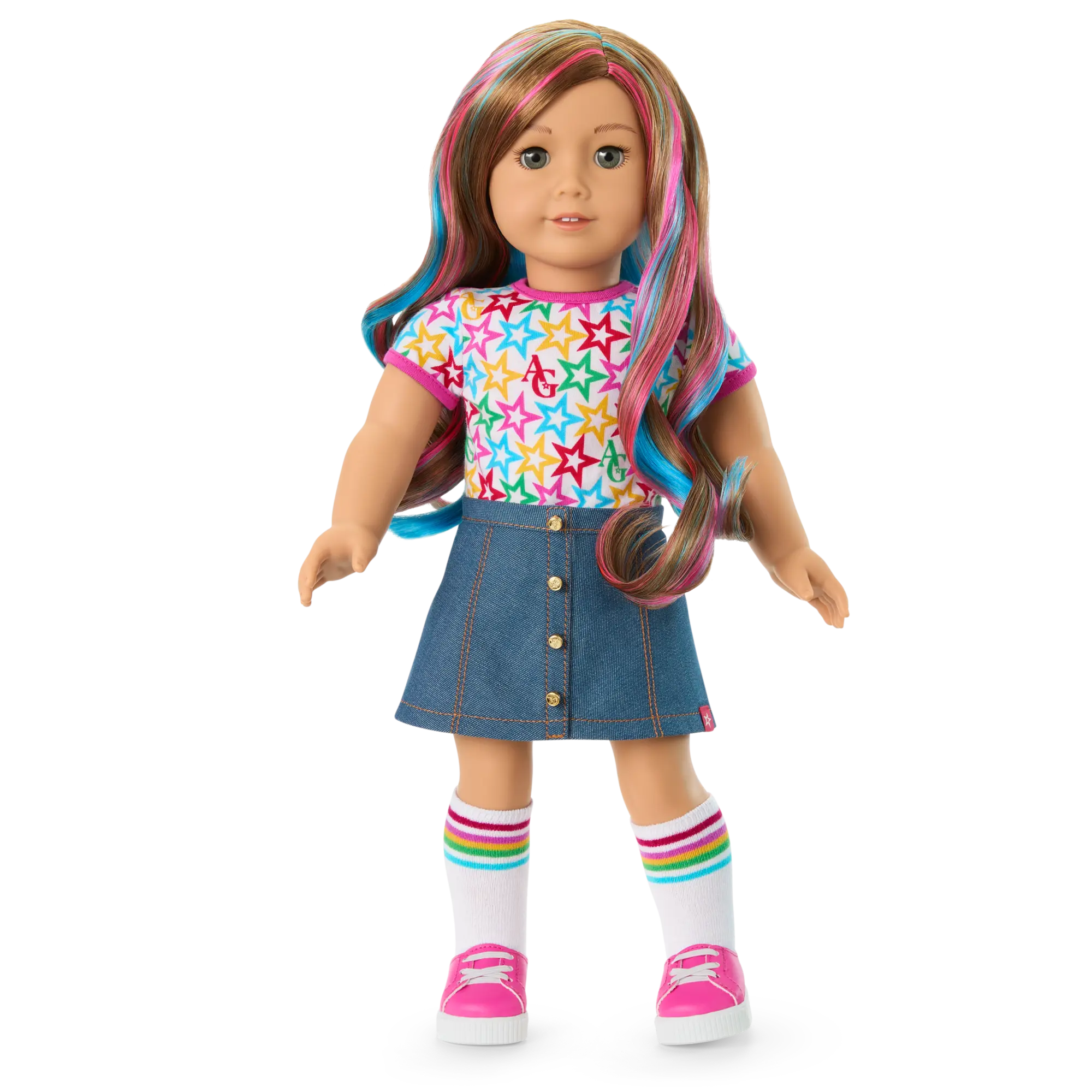Truly Me 18-Inch Doll #101, Puppy, Mini Backpack & Accessories Ag Star Squad Bundle - Image 9