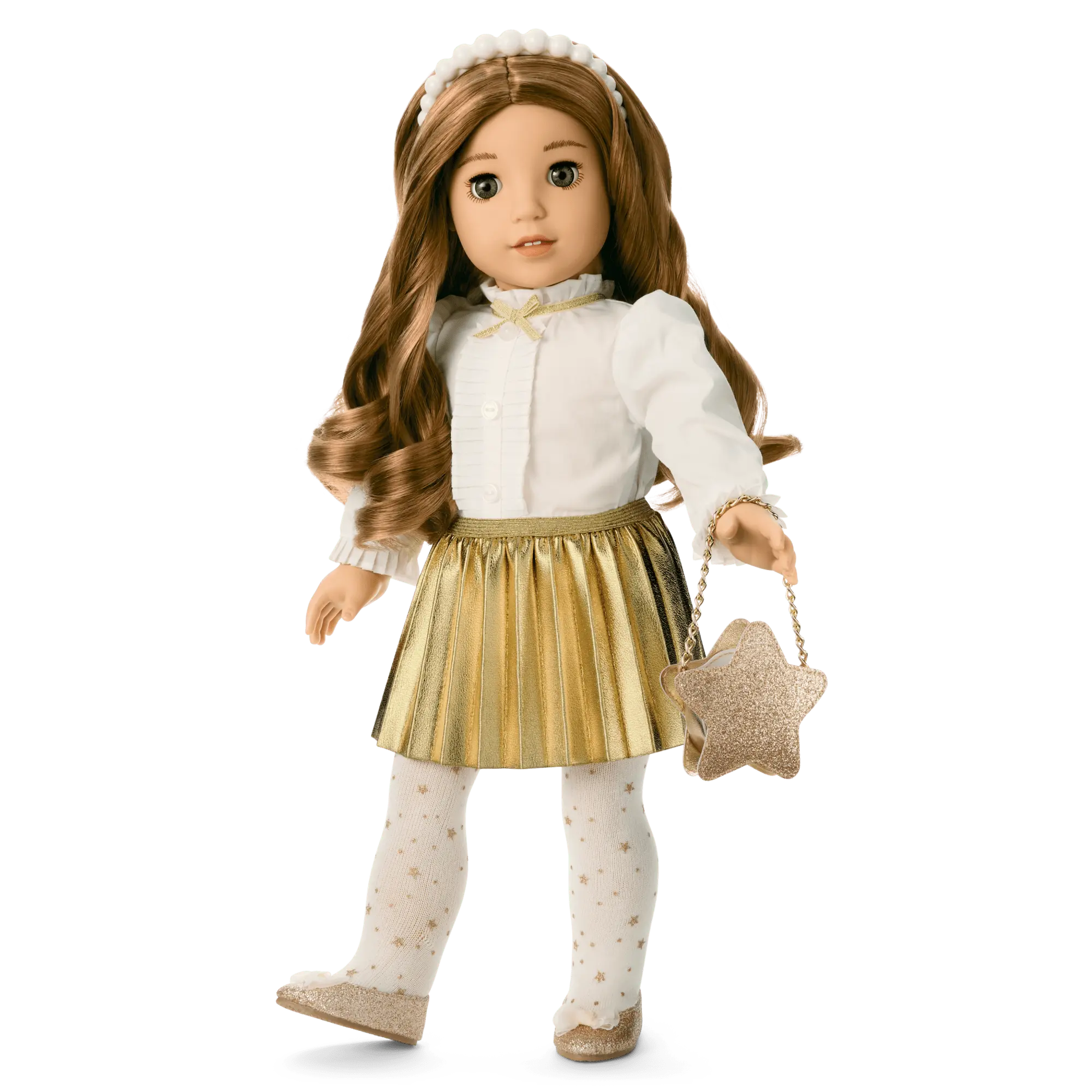 American Girl X Janie And Jack Blouse & Party Skirt Outfit For Dolls