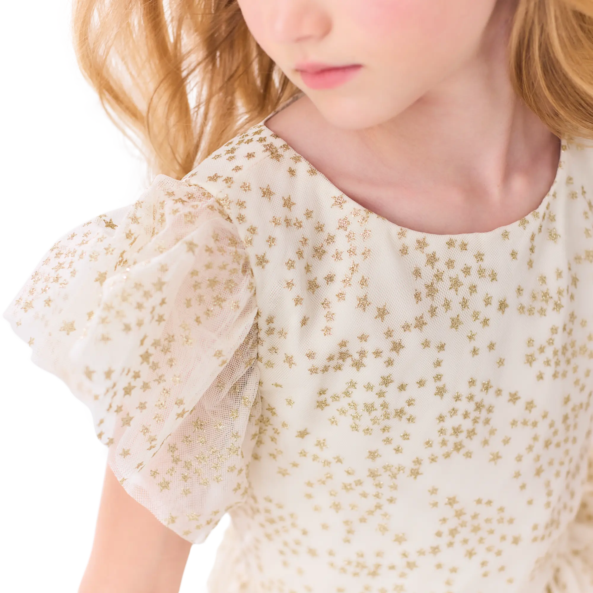 American Girl X Janie And Jack Sparkly Cream Celebration Dress For Little Girls & Bitty Baby Dolls - Image 14