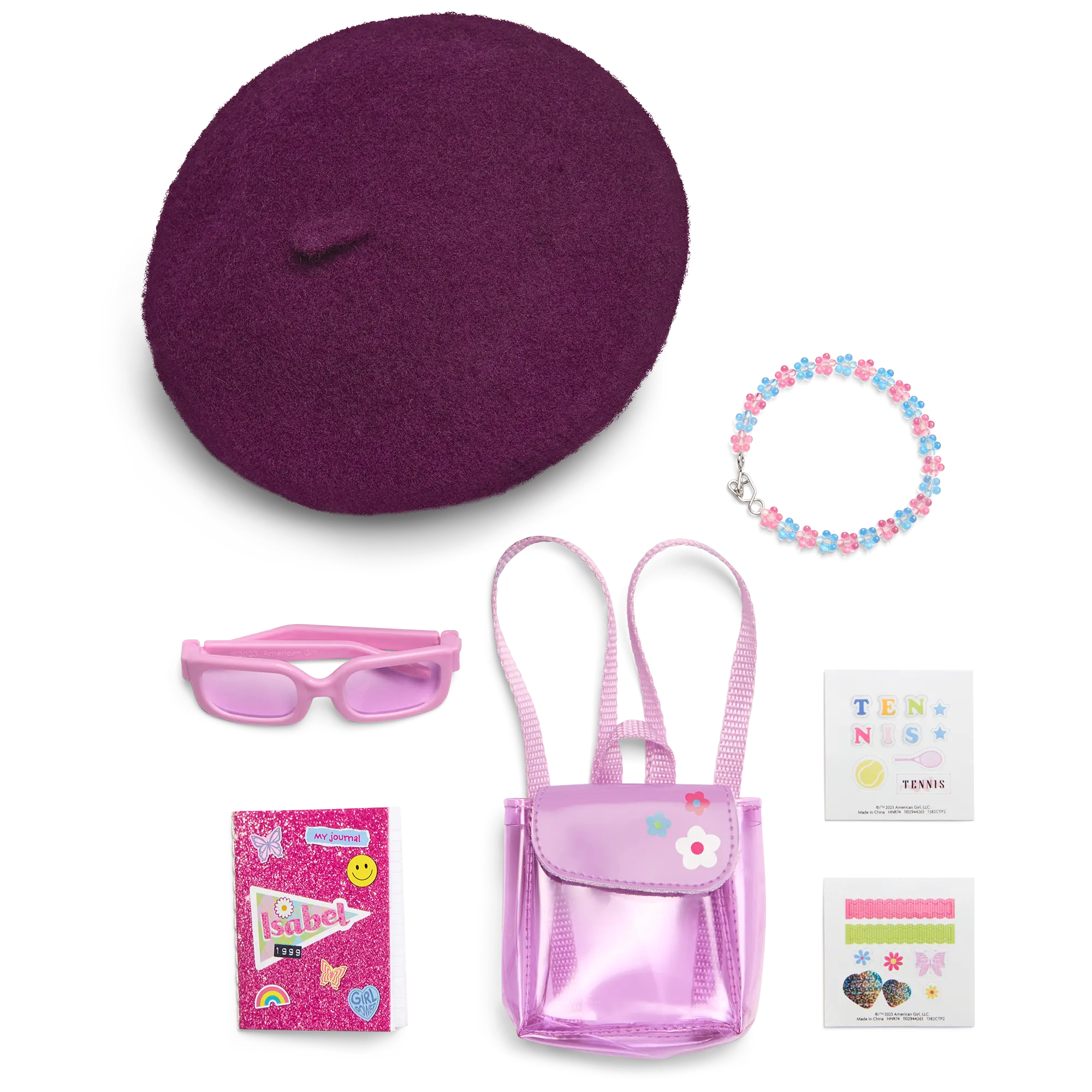 90S Twins Isabel's Tennis Gift Set (Historical Characters) - Image 3
