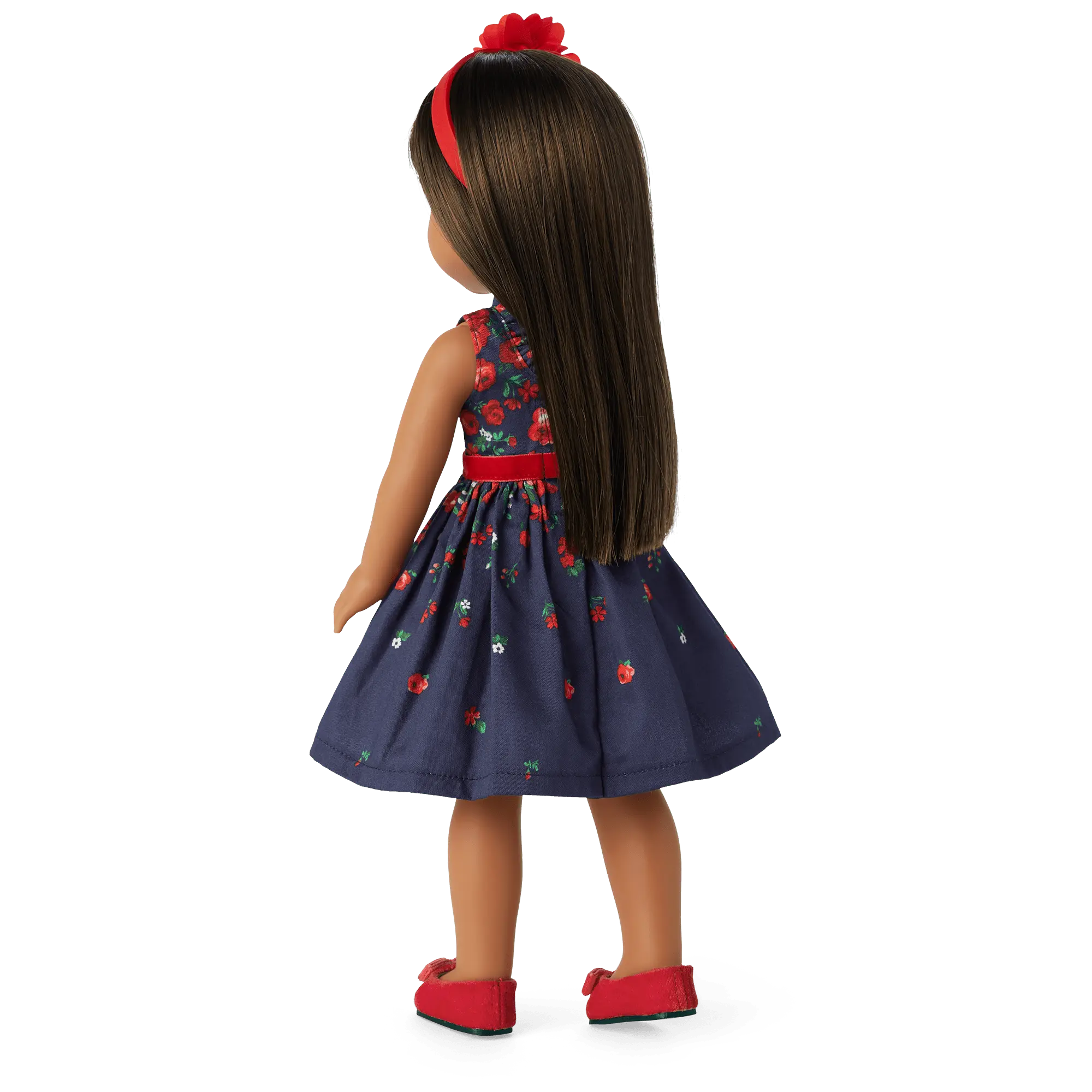 American Girl X Janie And Jack Wrapped In Roses Party Dress For Welliewishers Dolls - Image 3