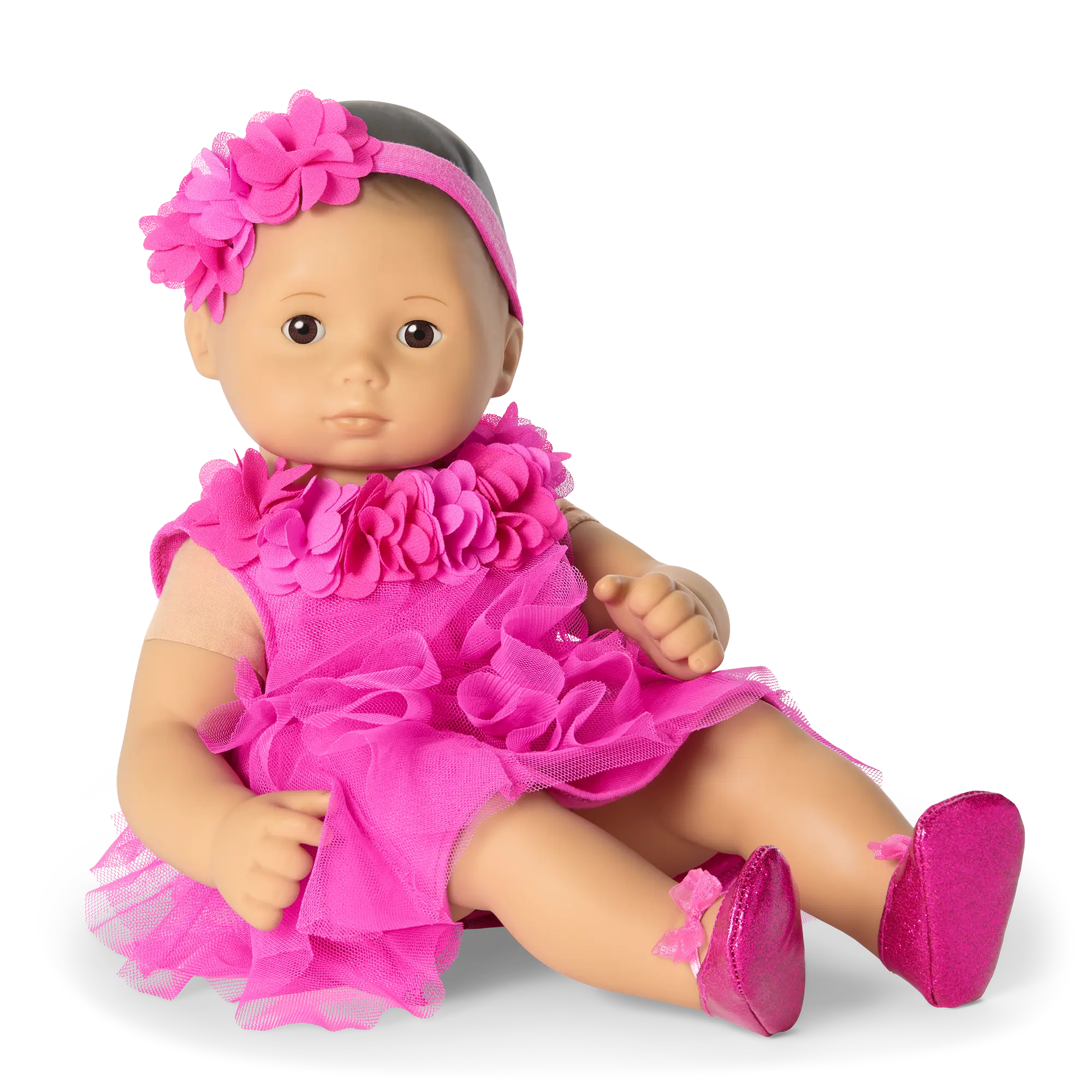 Party-Pink Birthday Outfit For Bitty Baby Dolls - Image 2