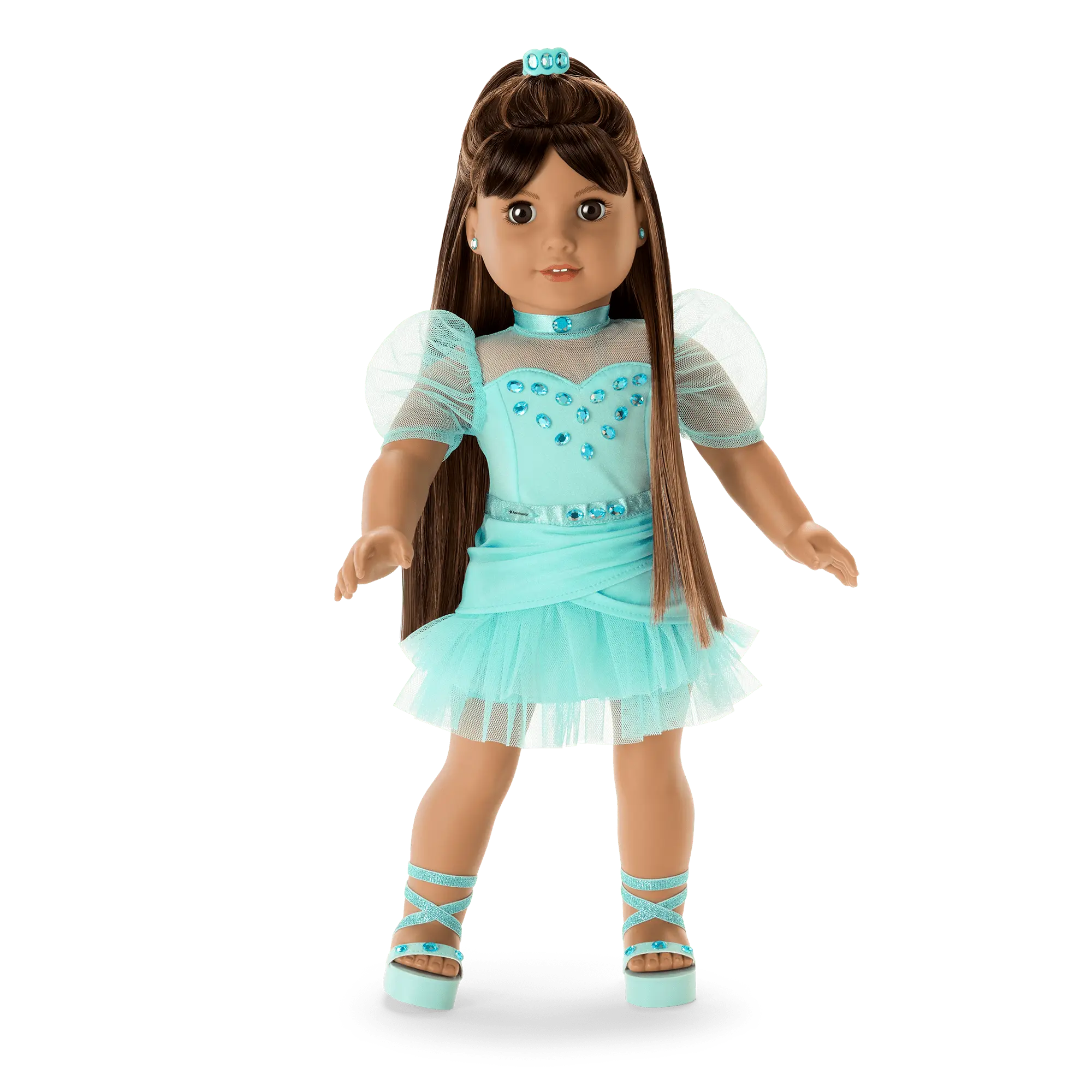 March Gleaming Aquamarine Outfit For 18-Inch Dolls - Image 2