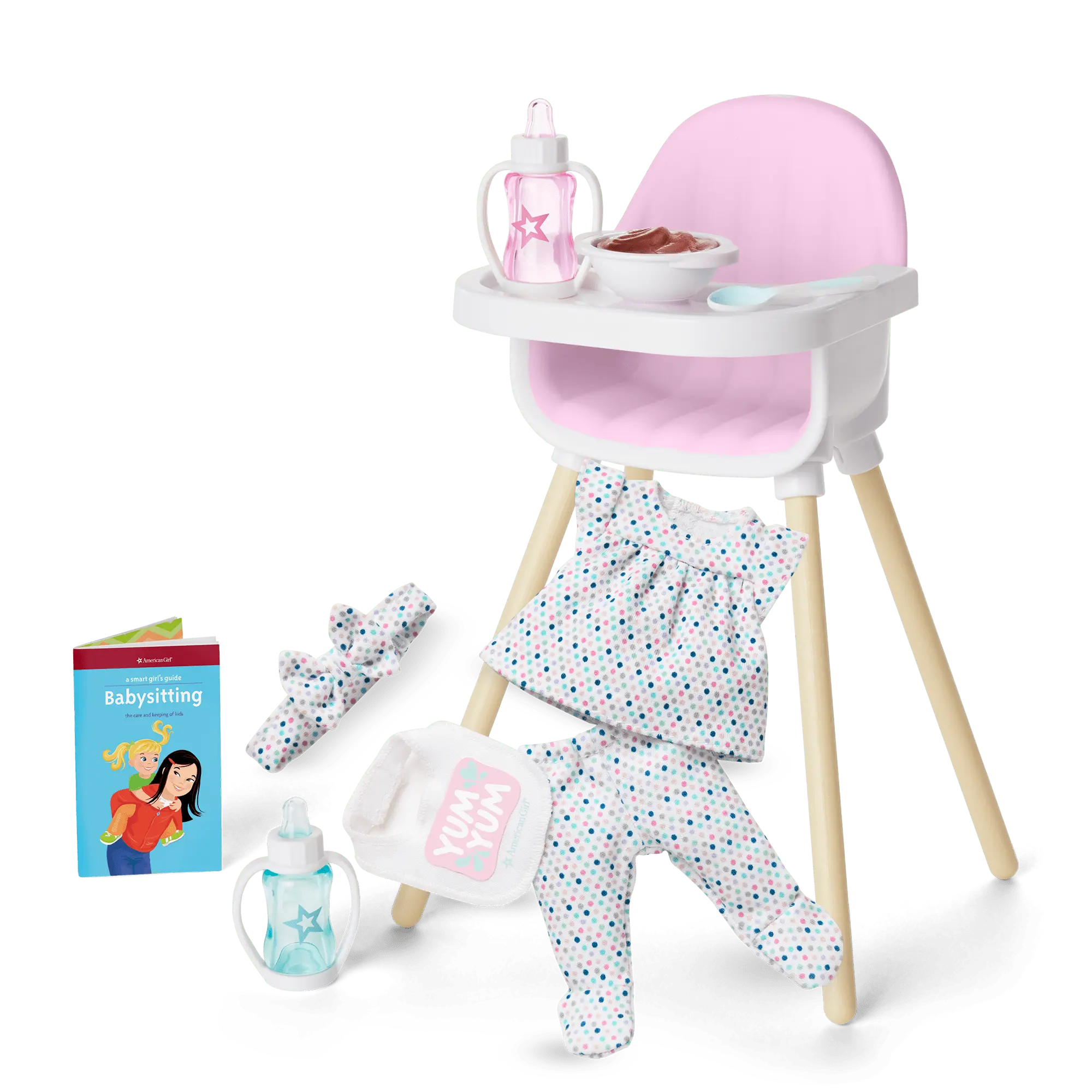 Little Bitty Baby Layette & High Chair Set For 7.75-Inch Dolls - Image 2