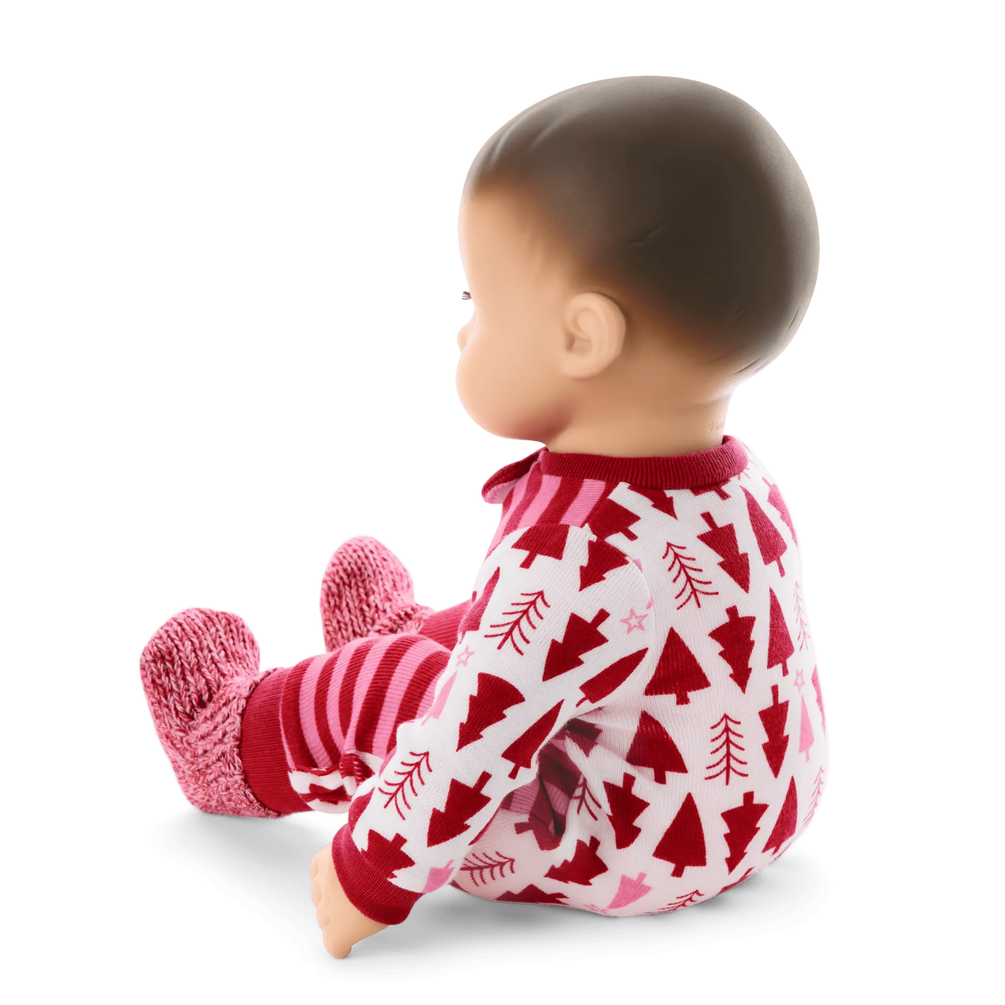 American Girl X Hanna Andersson Holiday Treetops Pajamas For Bitty Baby Dolls - Image 3