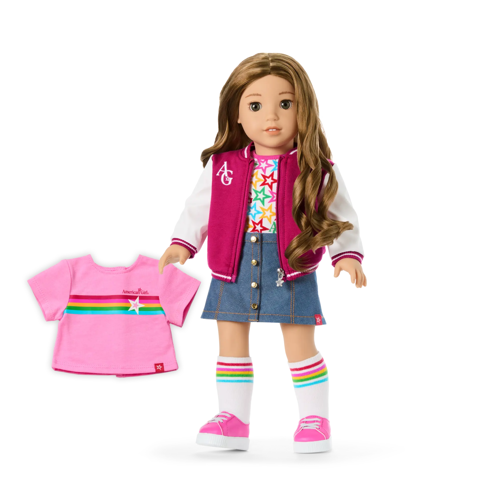 Truly Me 18-Inch Doll #118 With Curly Caramel Hair - Image 2