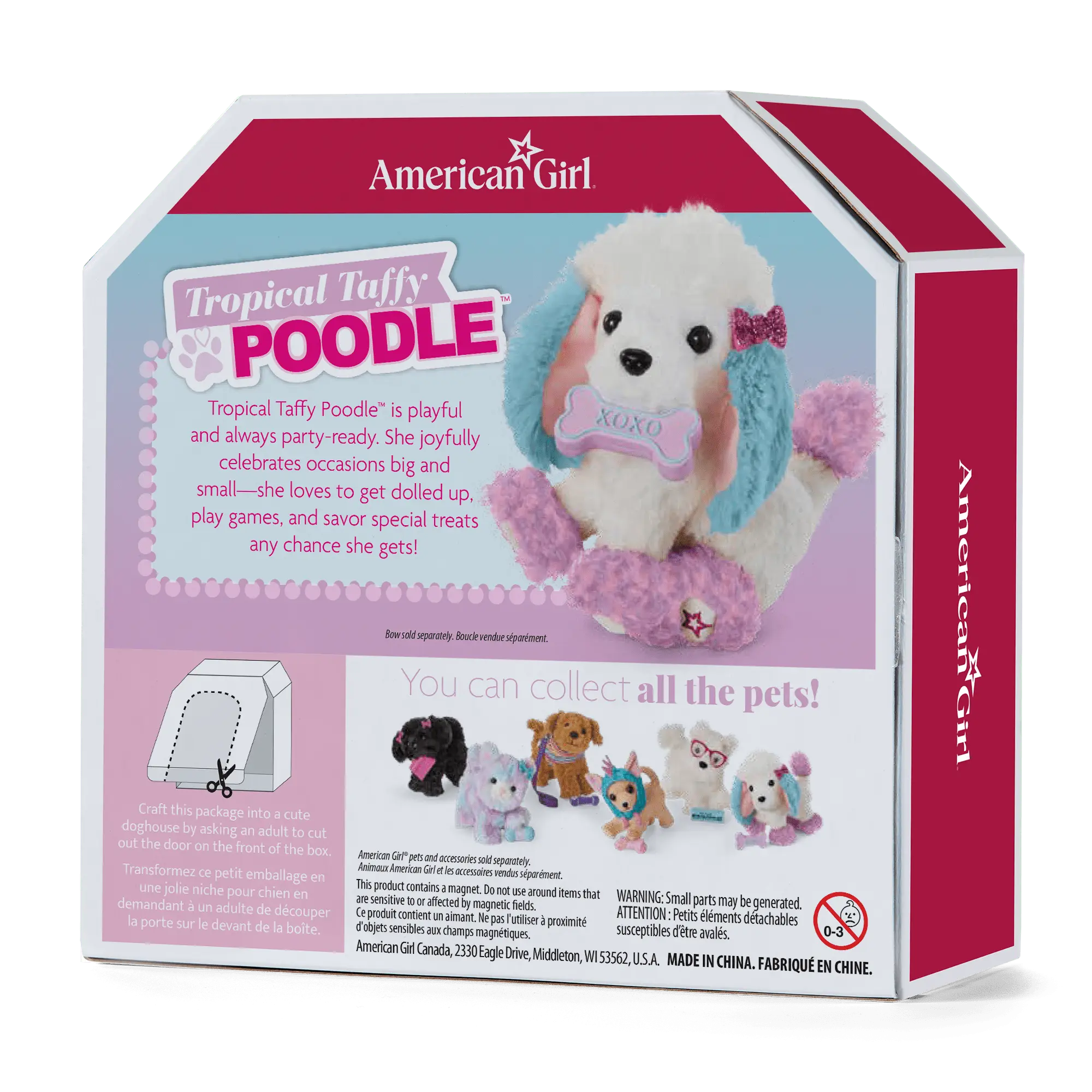 Tropical Taffy Poodle For 18-Inch Dolls - Image 5