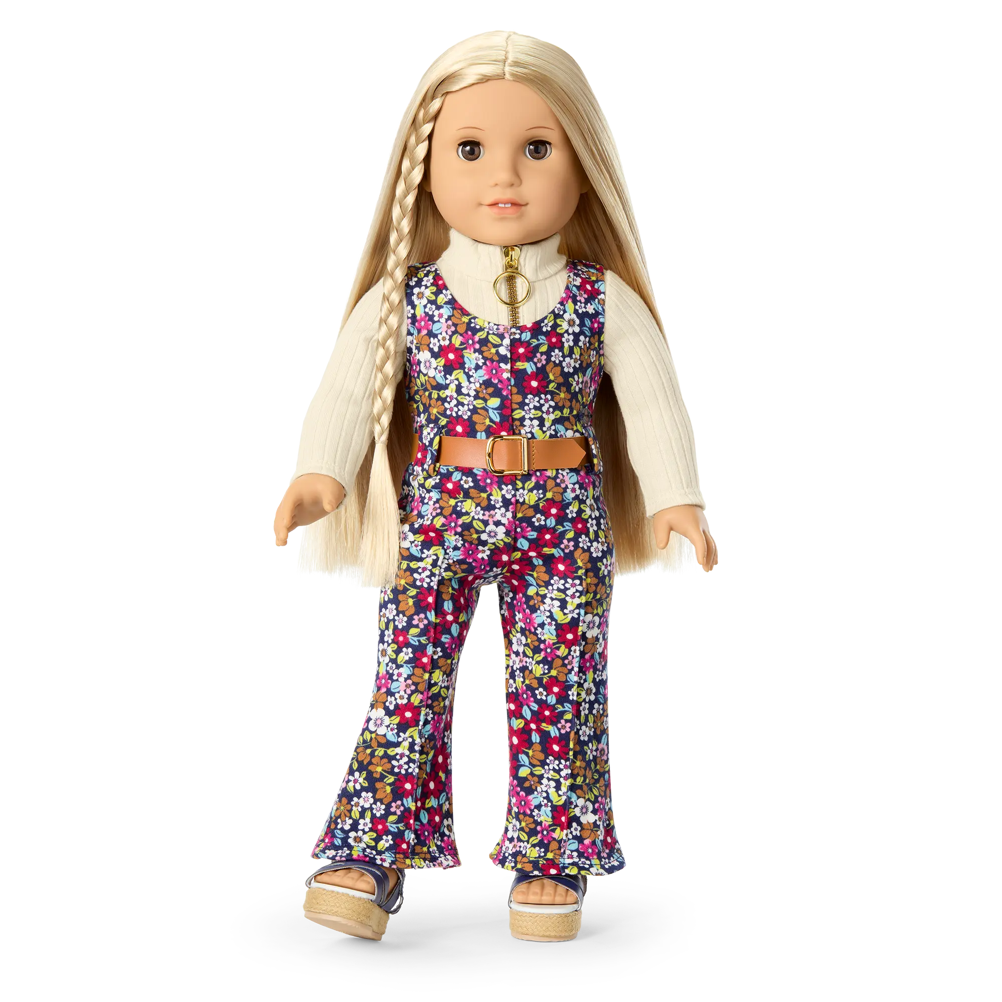 Julie's Floral Jumpsuit For 18-Inch Dolls (Historical Characters) - Image 2
