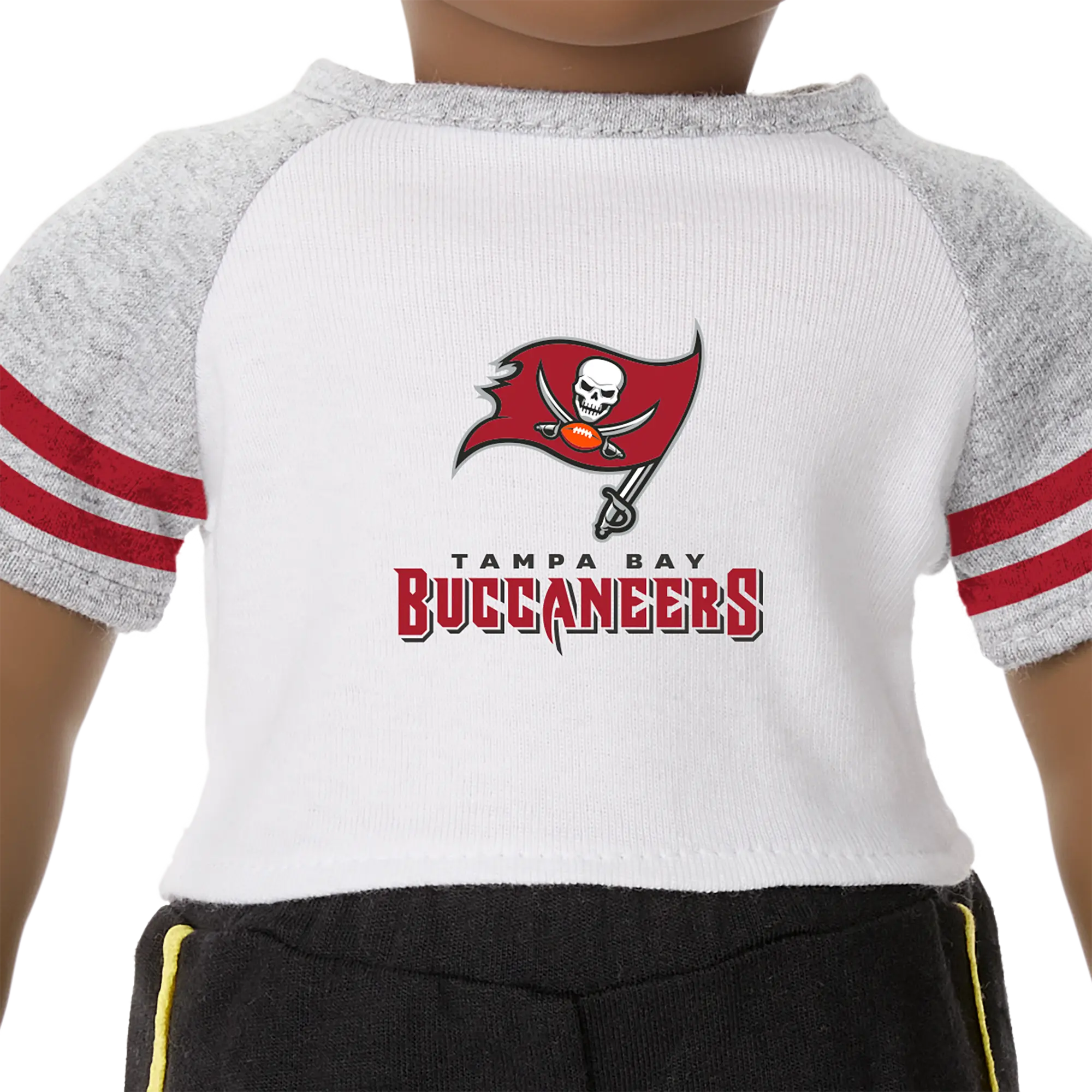 American Girl X Nfl Tampa Bay Buccaneers Fan Tee For 18-Inch Dolls - Image 3
