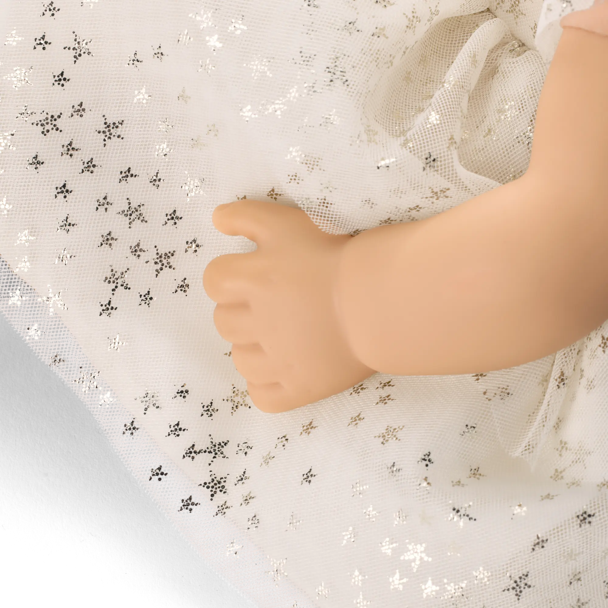American Girl X Janie And Jack Sparkly Cream Celebration Dress For Little Girls & Bitty Baby Dolls - Image 8