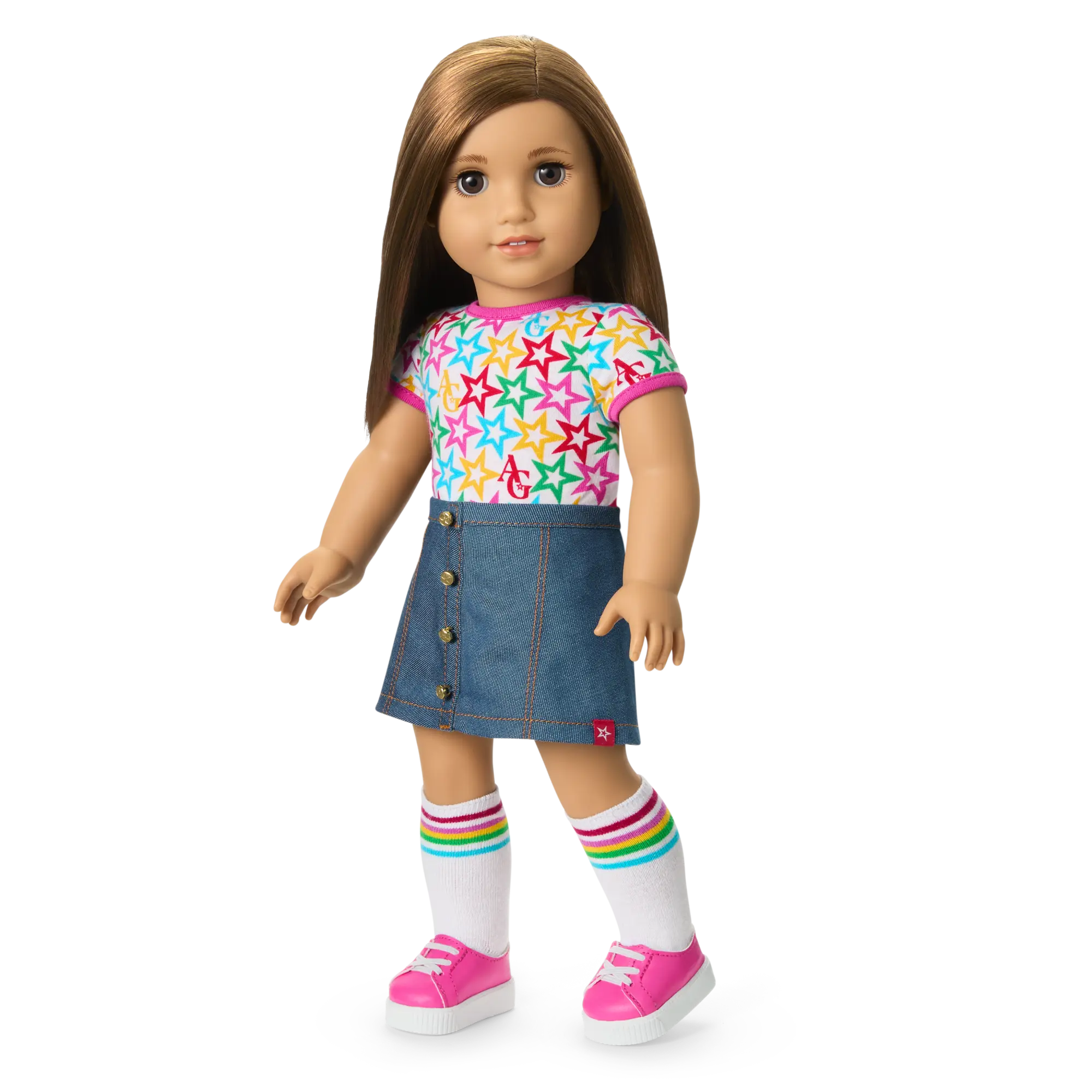 Truly Me 18-Inch Doll #107 With Straight Brown Hair - Image 9