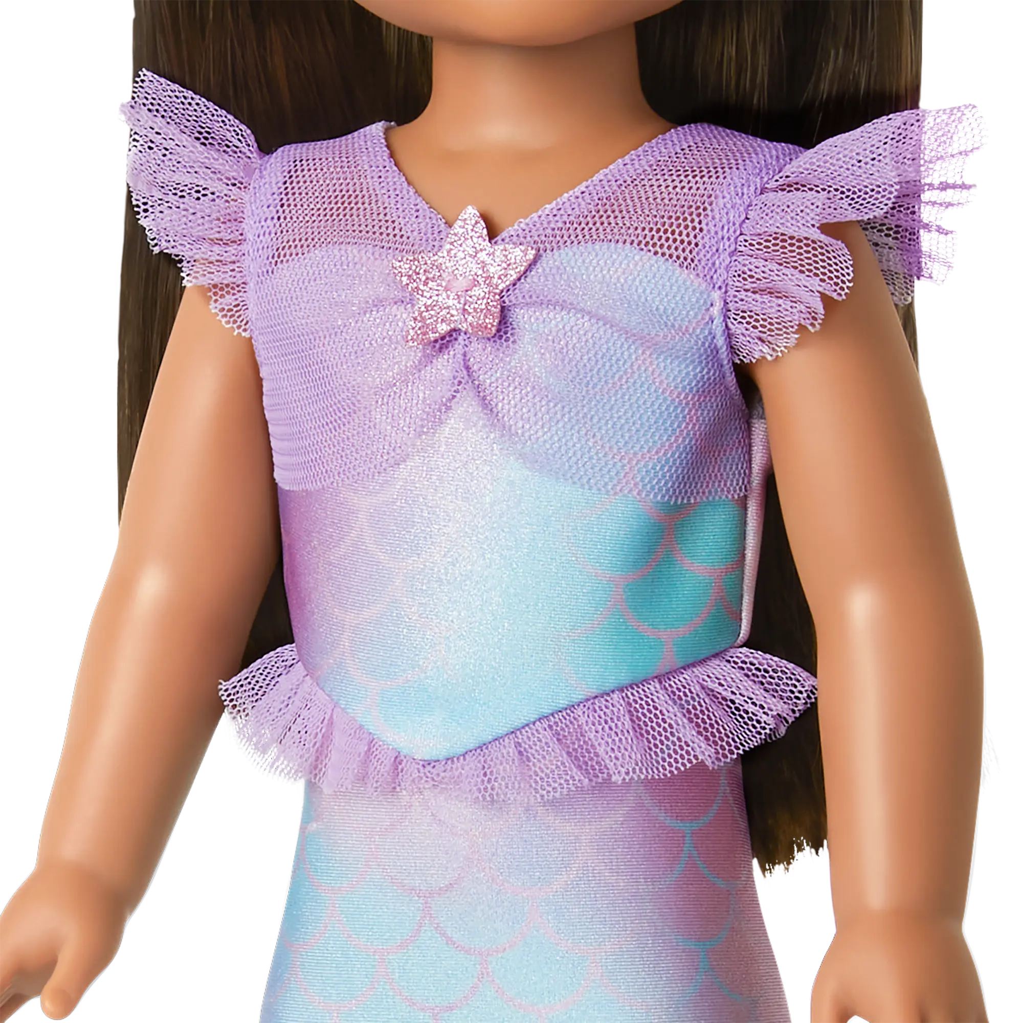 2-In-1 Sparkly Mermaid Outfit For Welliewishers Dolls - Image 6