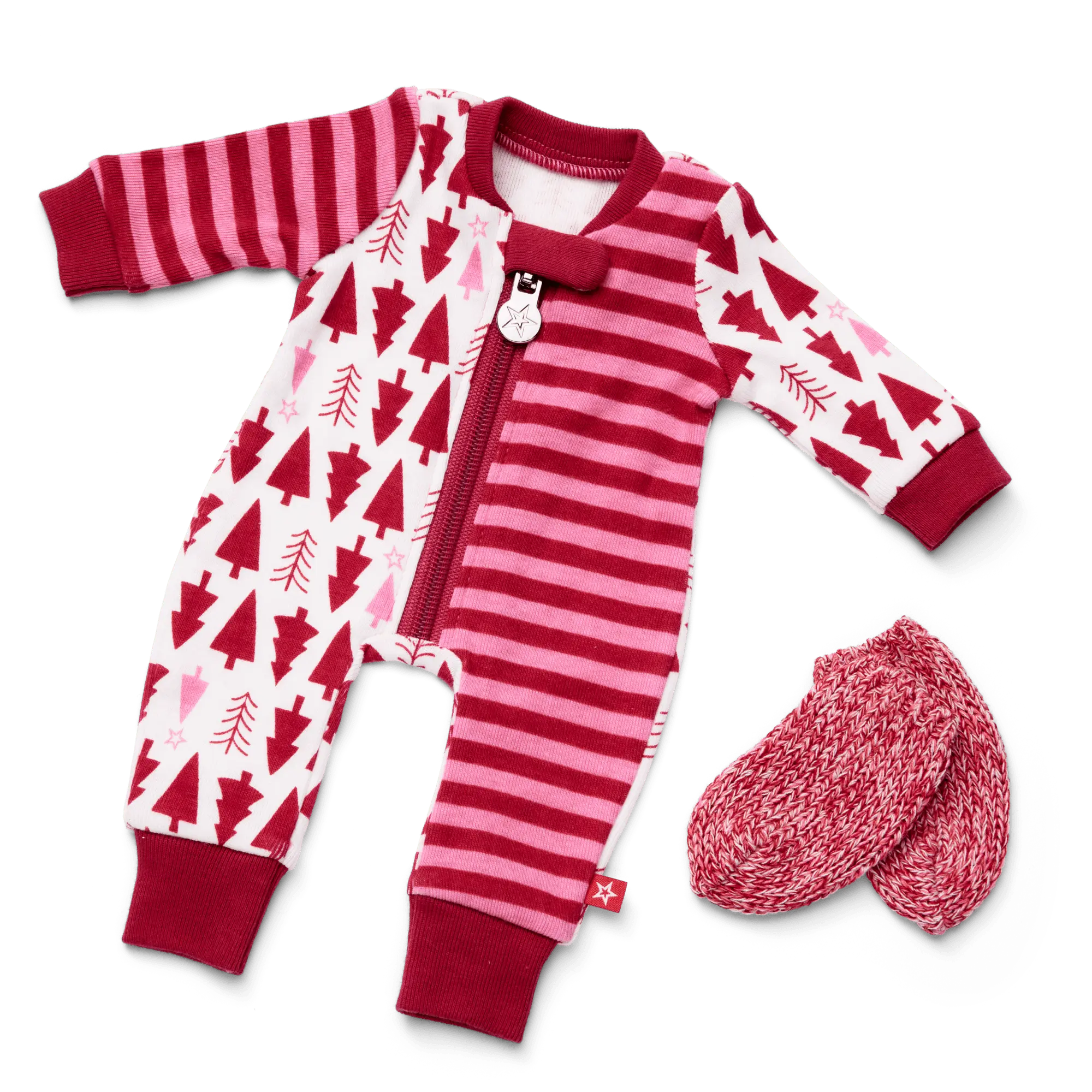 American Girl X Hanna Andersson Holiday Treetops Pajamas For Little Girls & Bitty Baby Dolls - Image 9