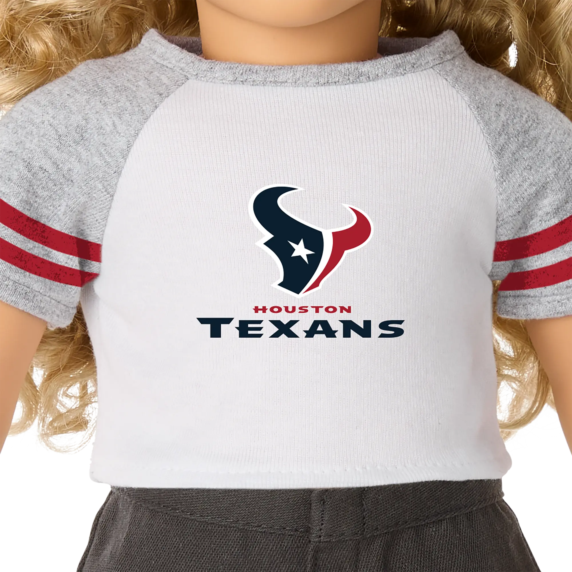 American Girl X Nfl Houston Texans Fan Tee For 18-Inch Dolls - Image 3