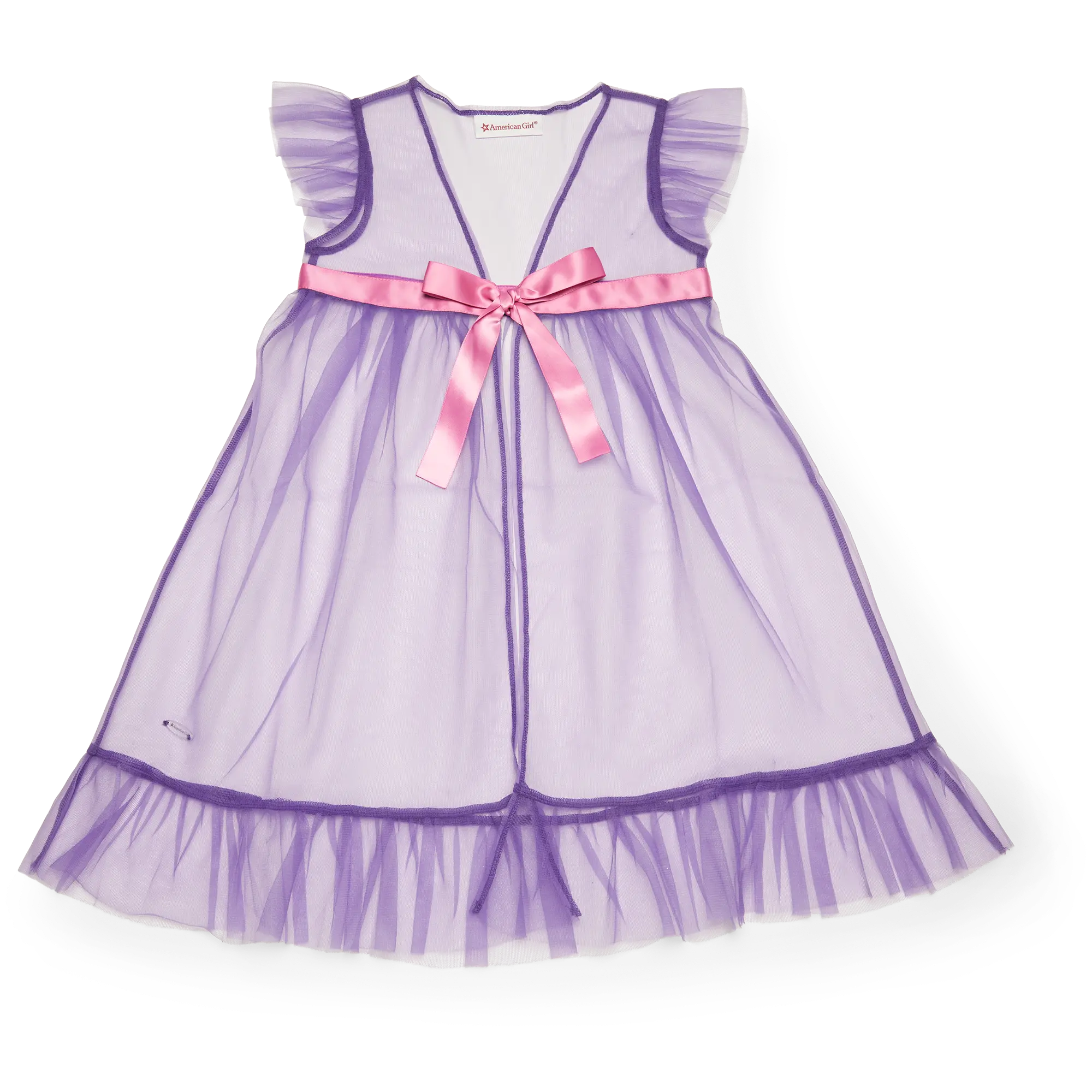 Royal Ruffles Nightie And Robe For Little Girls & Welliewishers Dolls - Image 7