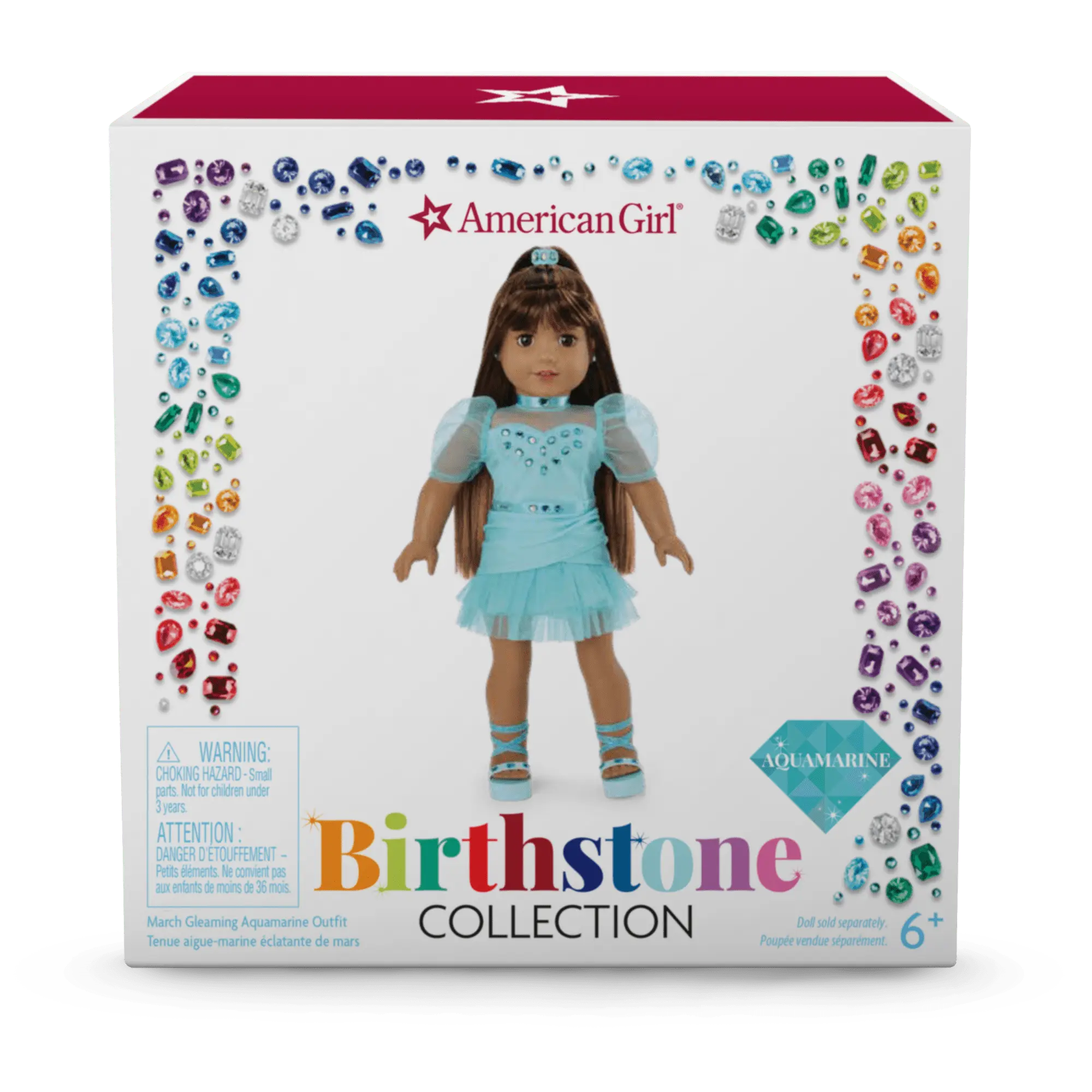 March Gleaming Aquamarine Outfit For 18-Inch Dolls - Image 7