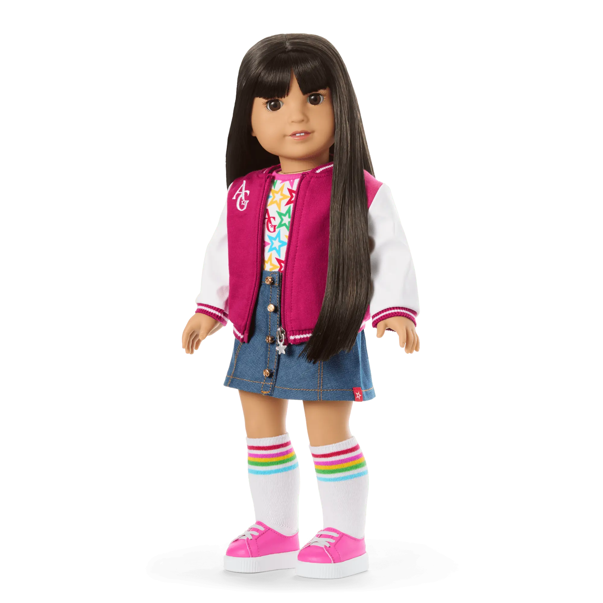 Truly Me 18-Inch Doll #130, Puppy, Mini Backpack & Accessories Ag Star Squad Bundle - Image 2