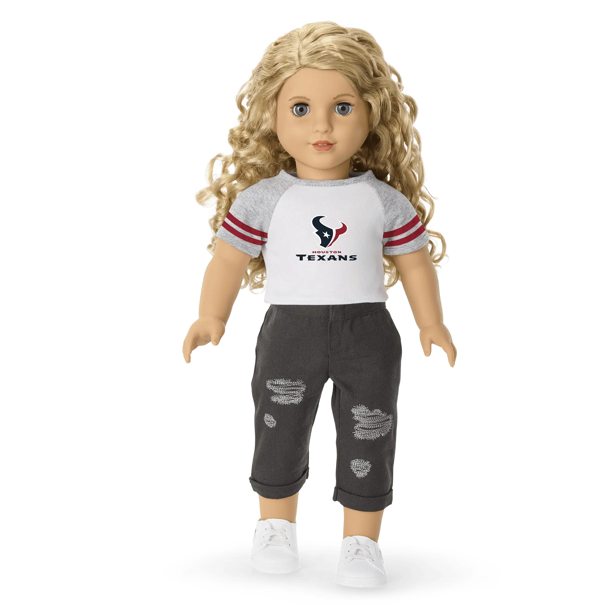 American Girl X Nfl Houston Texans Fan Tee For 18-Inch Dolls - Image 2