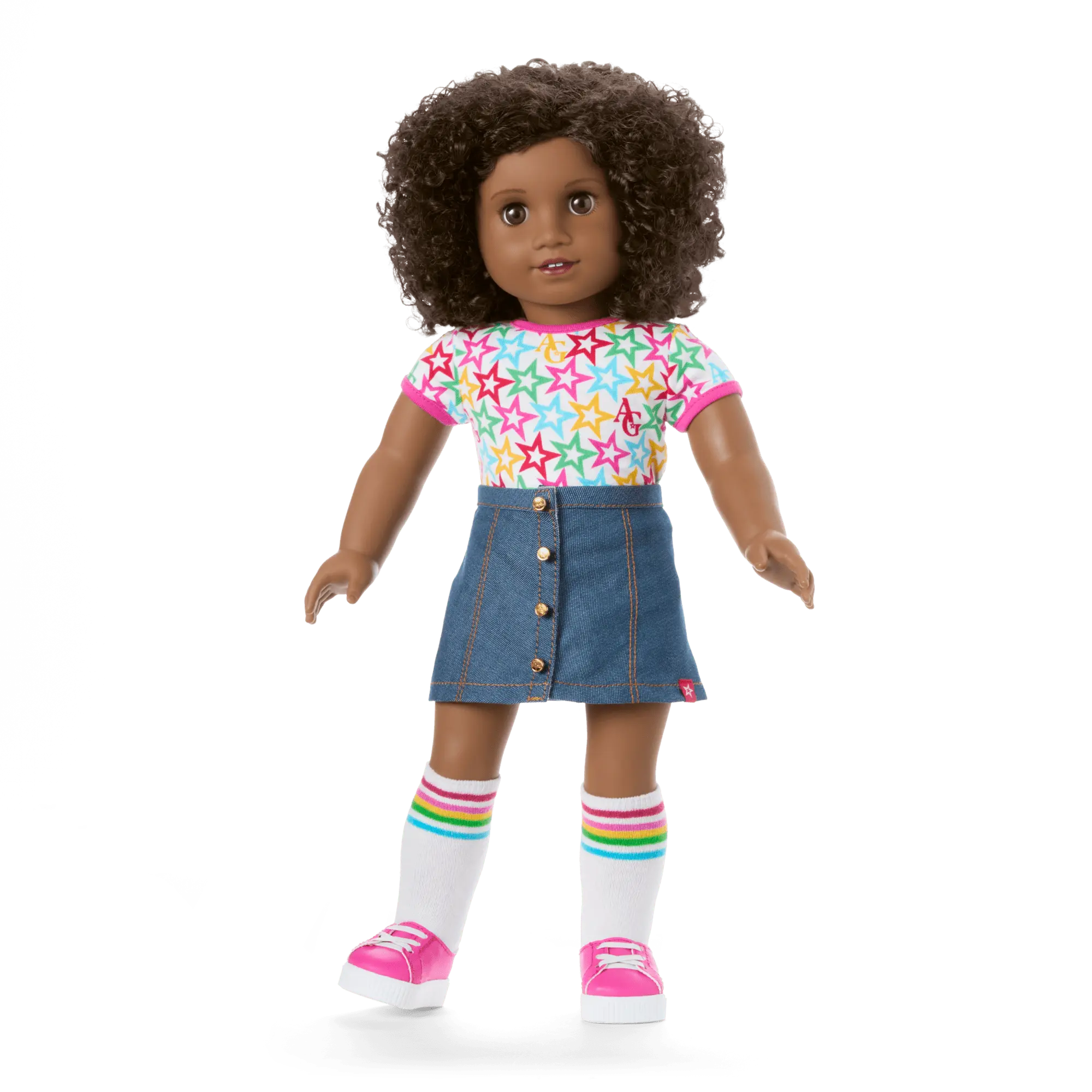 Truly Me 18-Inch Doll #112 With Curly Dark-Brown Hair - Image 8