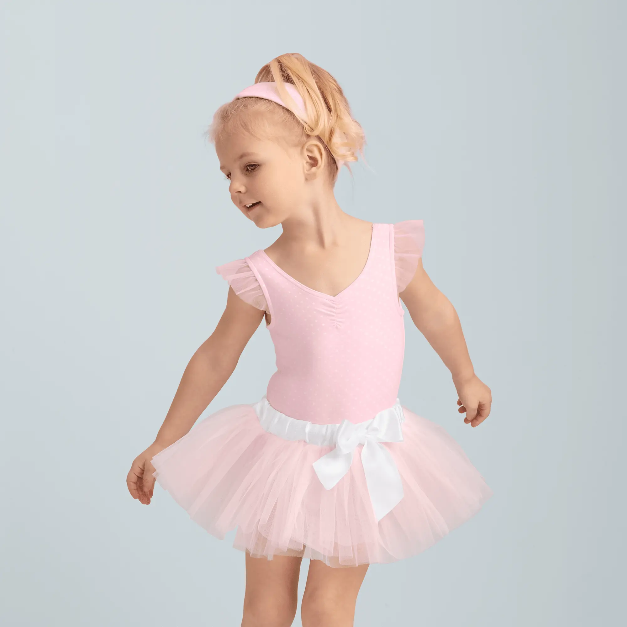 Bitty's Ballerina Outfit For Little Girls & Bitty Baby Dolls - Image 4