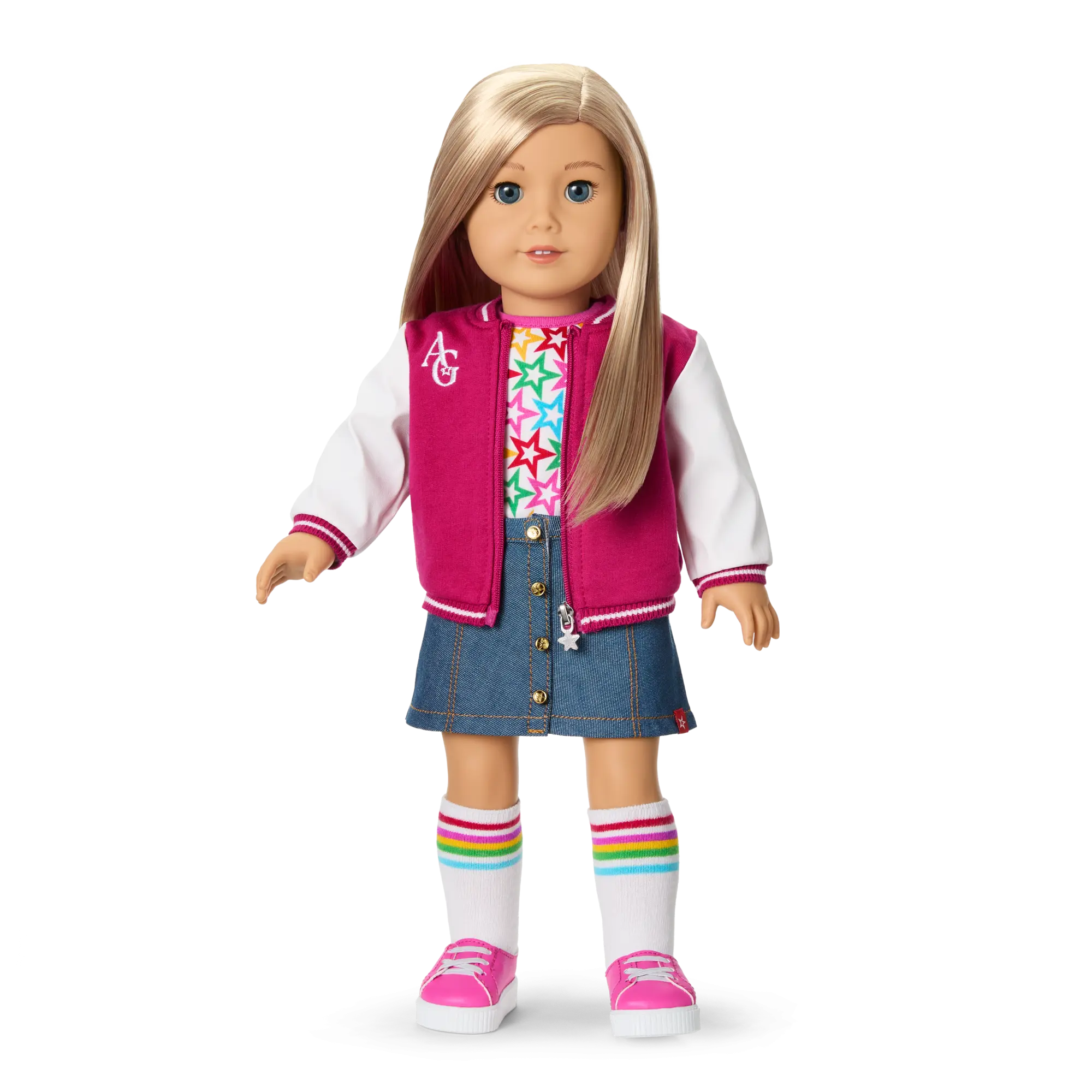 Truly Me 18-Inch Doll #100 With Straight Layered Blonde Hair