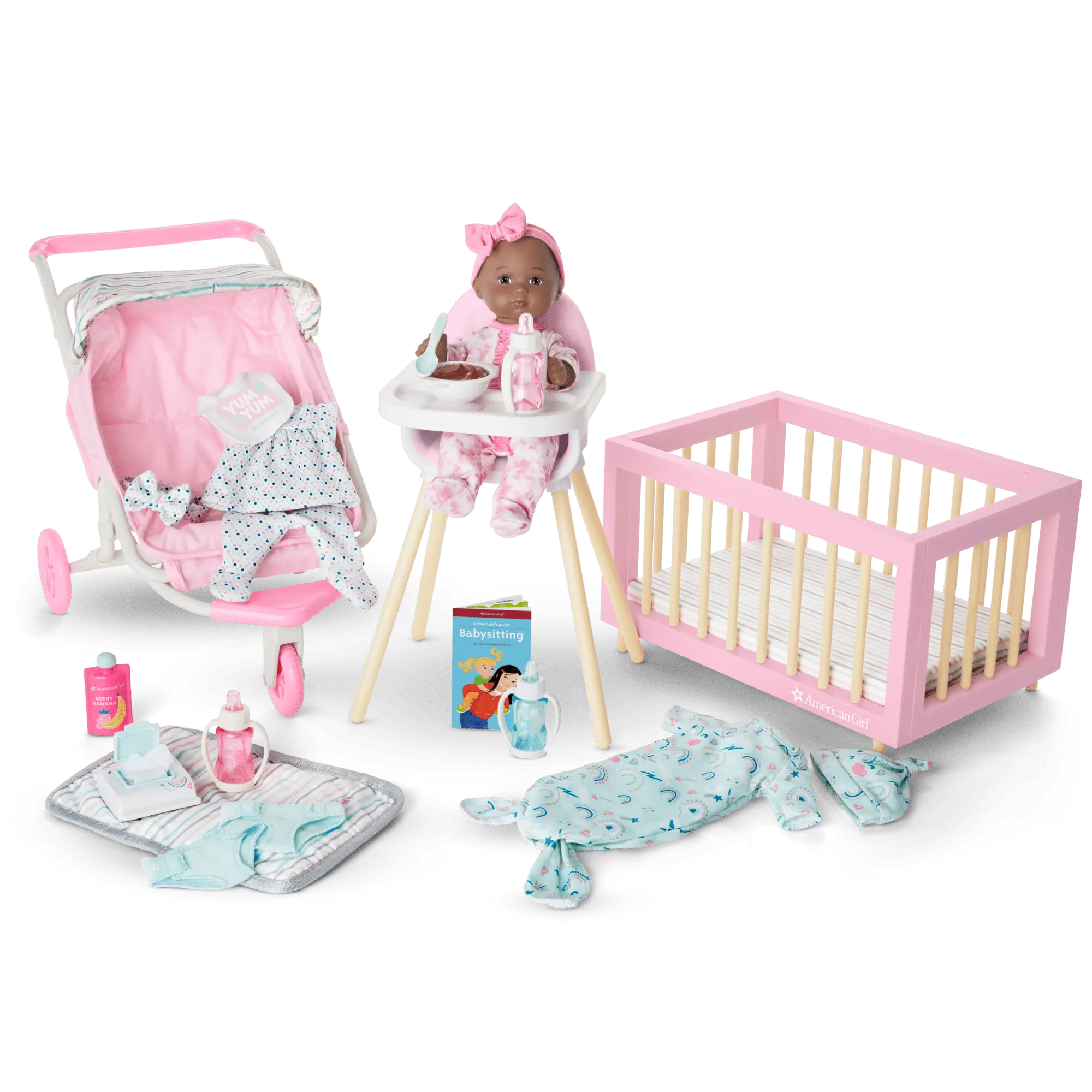 Little Bitty Baby Layette & High Chair Set For 7.75-Inch Dolls - Image 9
