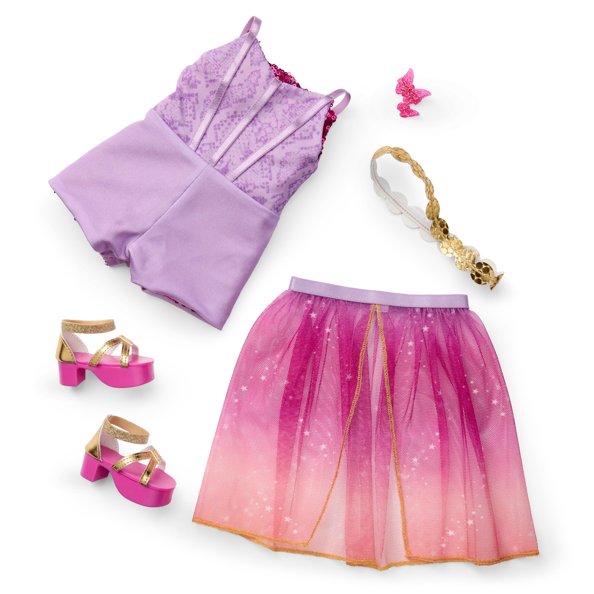 Glam Sparkly Concert Outfit For 18-Inch Dolls - Image 4