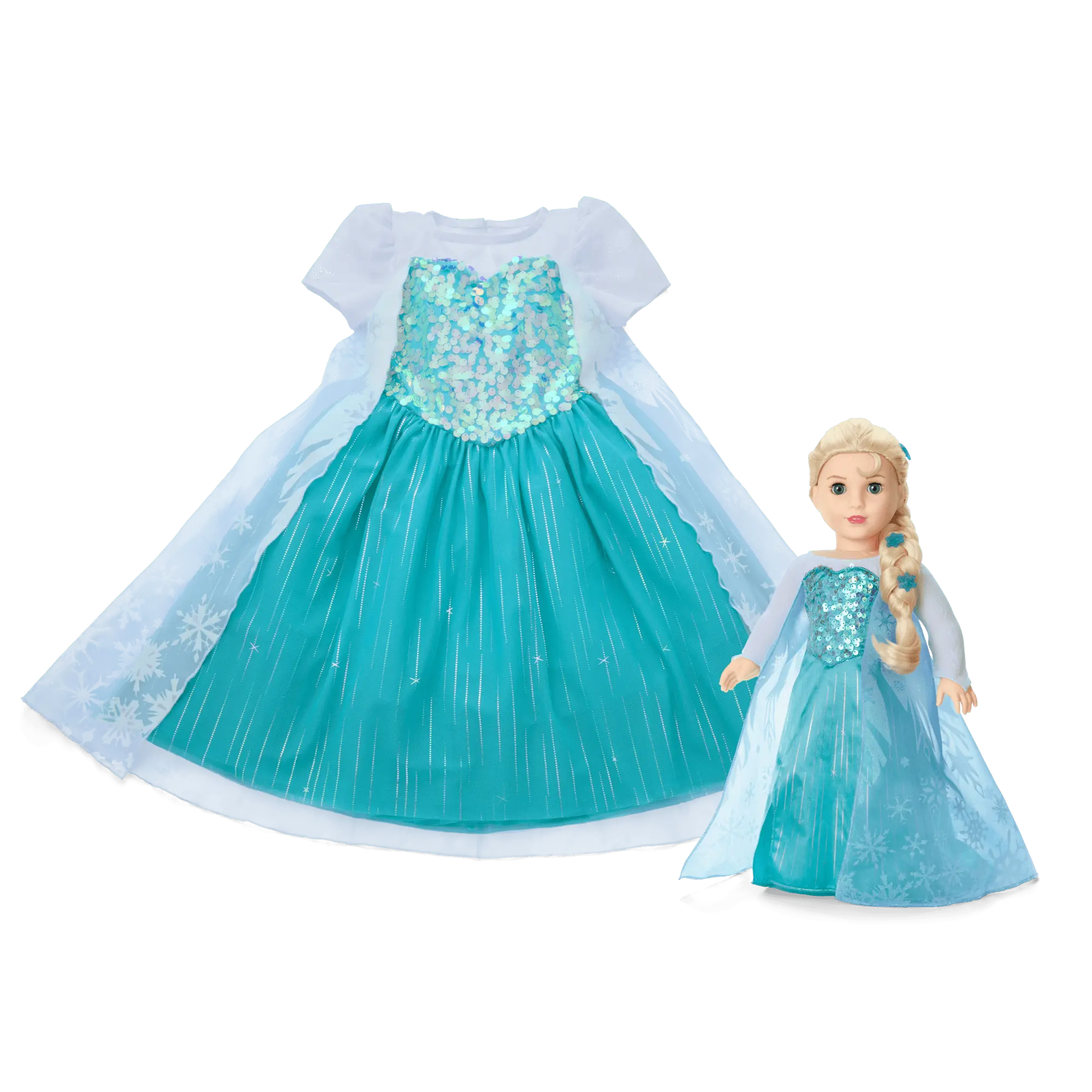 Disney Frozen Elsa Doll & Matching Dress For Girls By American Girl - Image 2