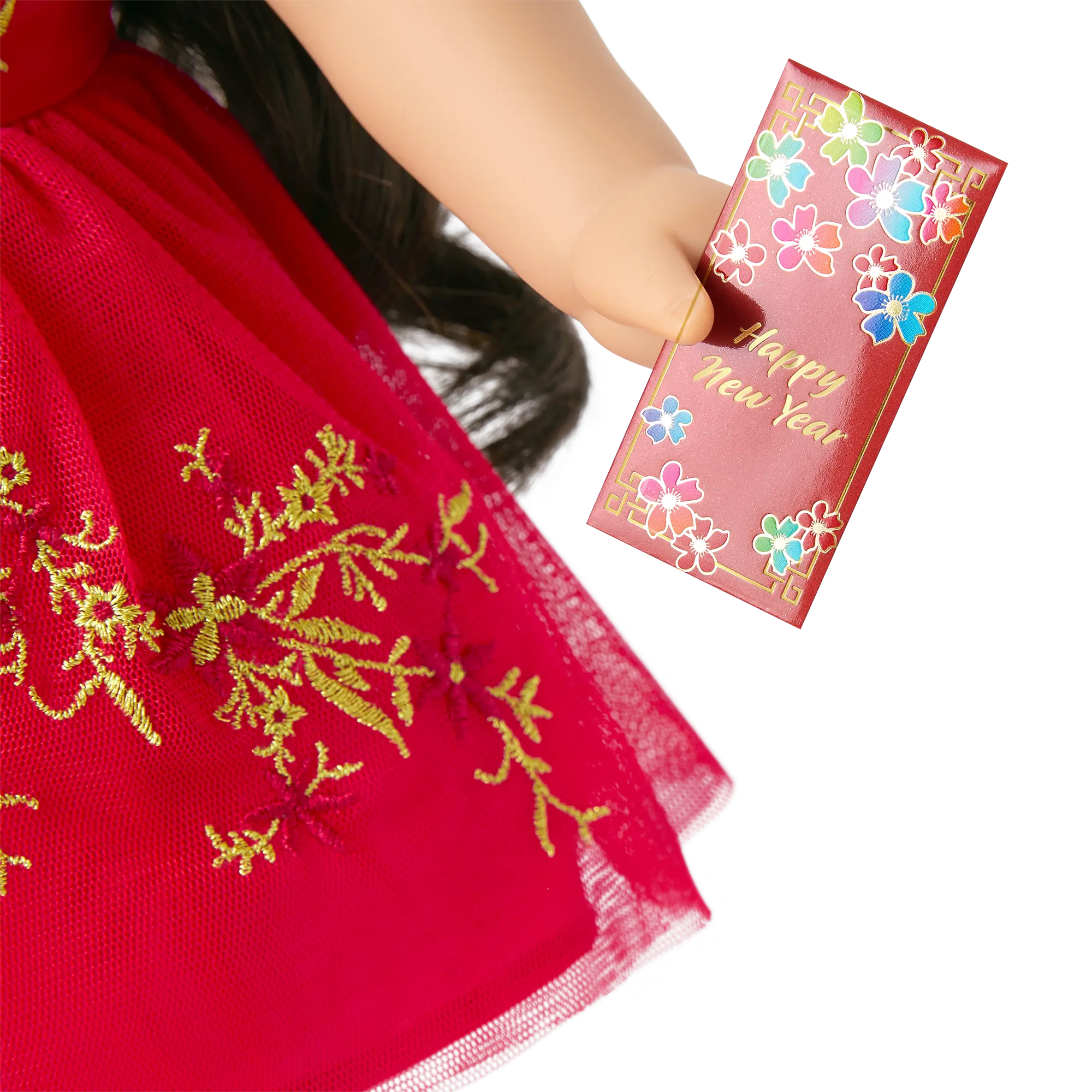 Lunar New Year's Celebration Outfit For 18-Inch Dolls - Image 5