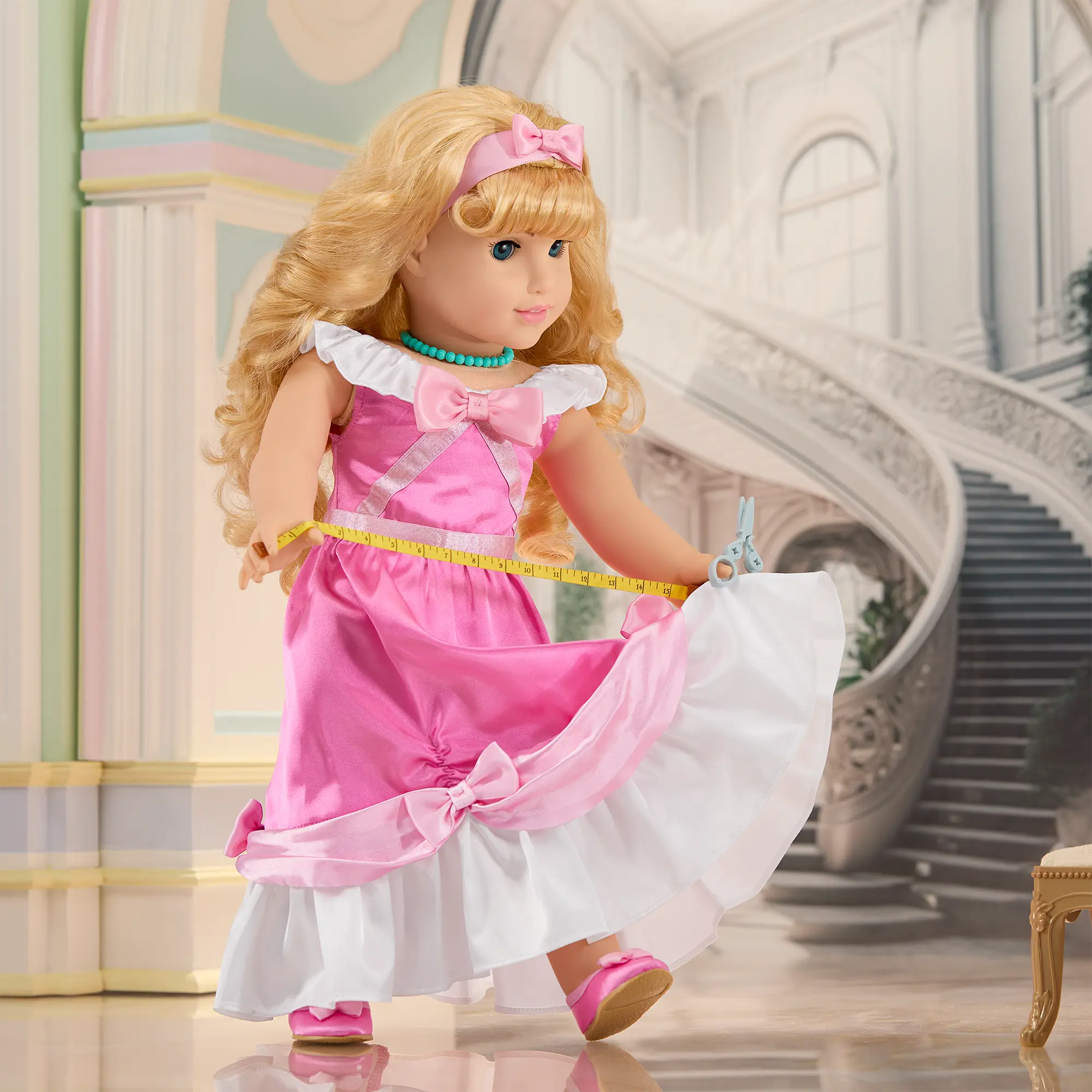 American Girl Disney Princess Cinderella Original Ball Gown & Accessories For 18-Inch Dolls - Image 10